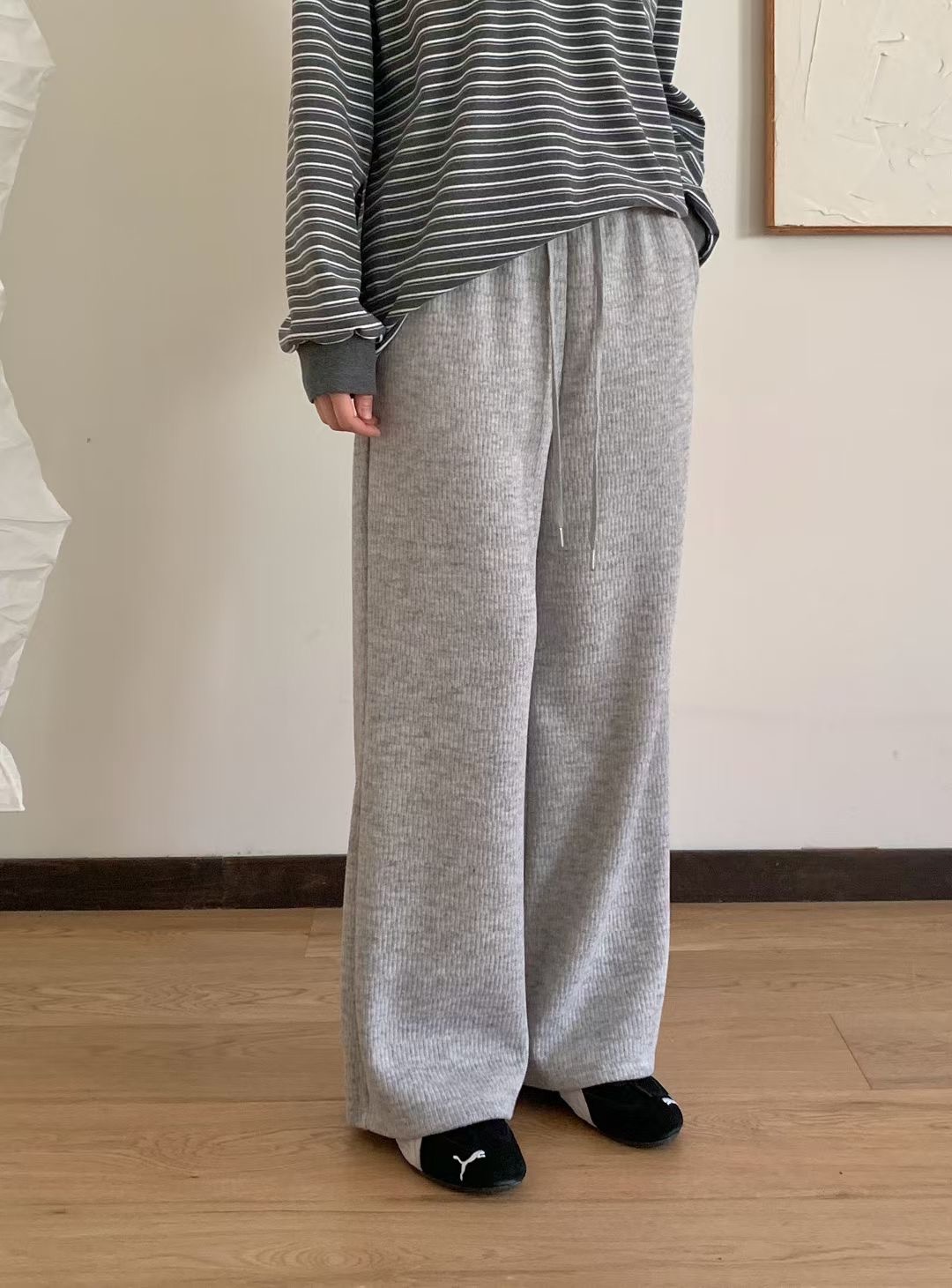 CHOCOLATE-초콜렛-T韓國直郵㊣女士新款25秋冬人氣休閑褲CHOCOLATE休閑褲圖色3