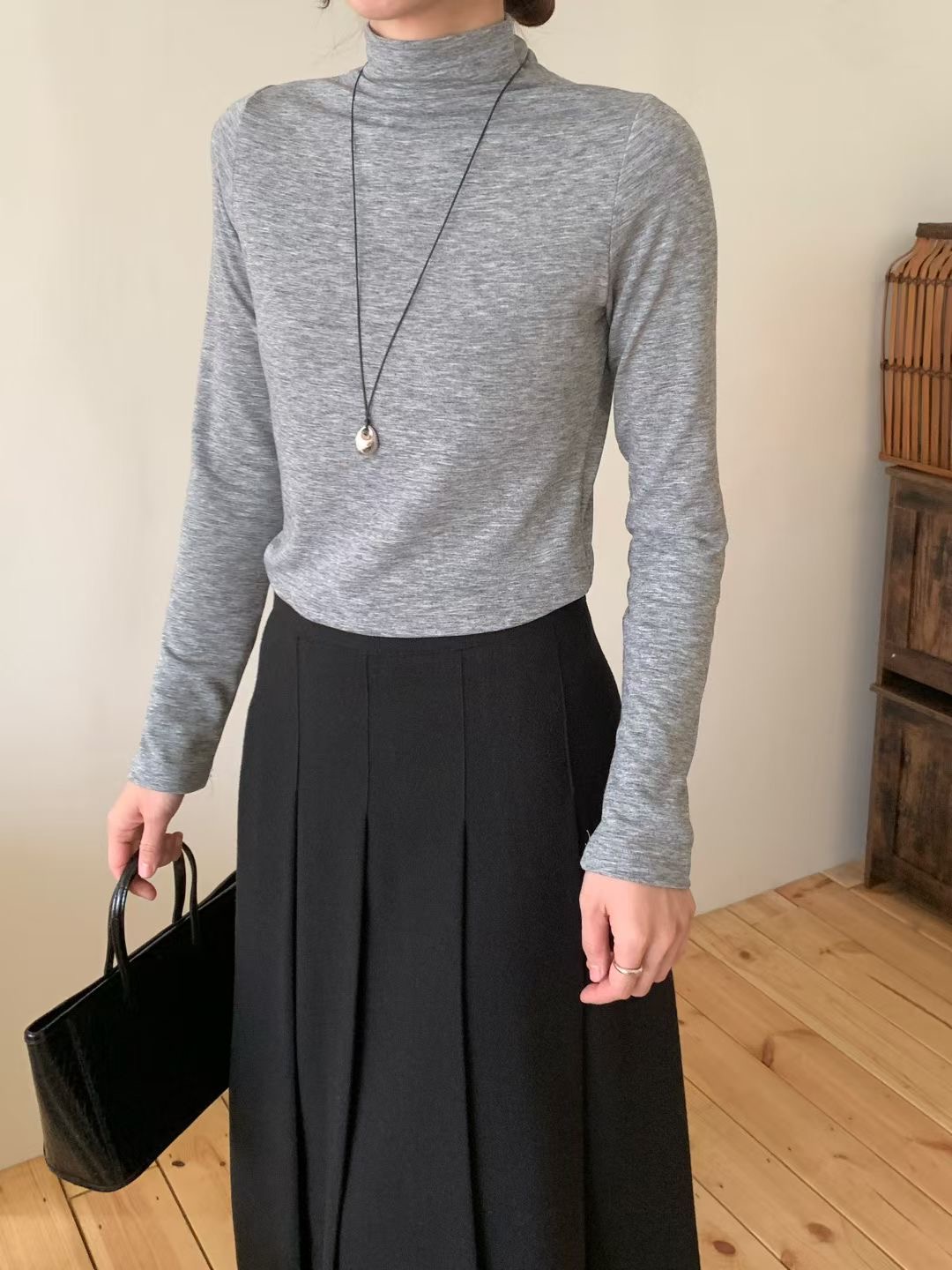 CHOCOLATE-초콜렛-T東大門㊣實拍女裝新品推薦職業長袖T恤CHOCOLATE長袖T恤圖色3