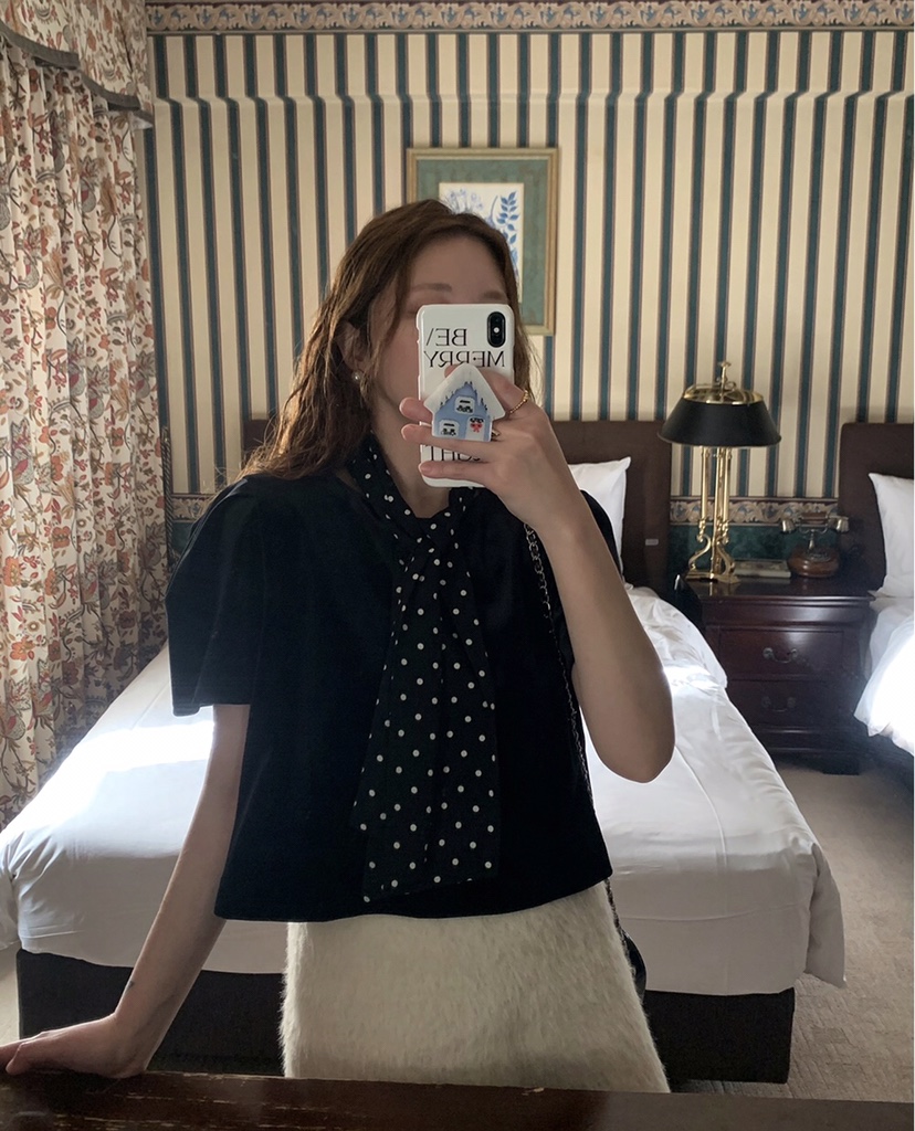 LETAILOR韓國直郵㊣女士新款休閑推薦襯衫蕾絲衫天鵝絨雙面LETAILOR襯衫/蕾絲衫