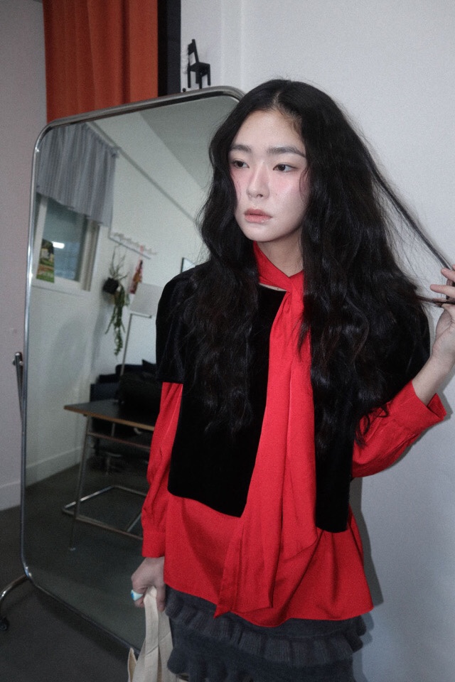 LETAILOR韓國直郵㊣女士新款休閑推薦襯衫蕾絲衫天鵝絨雙面LETAILOR襯衫/蕾絲衫