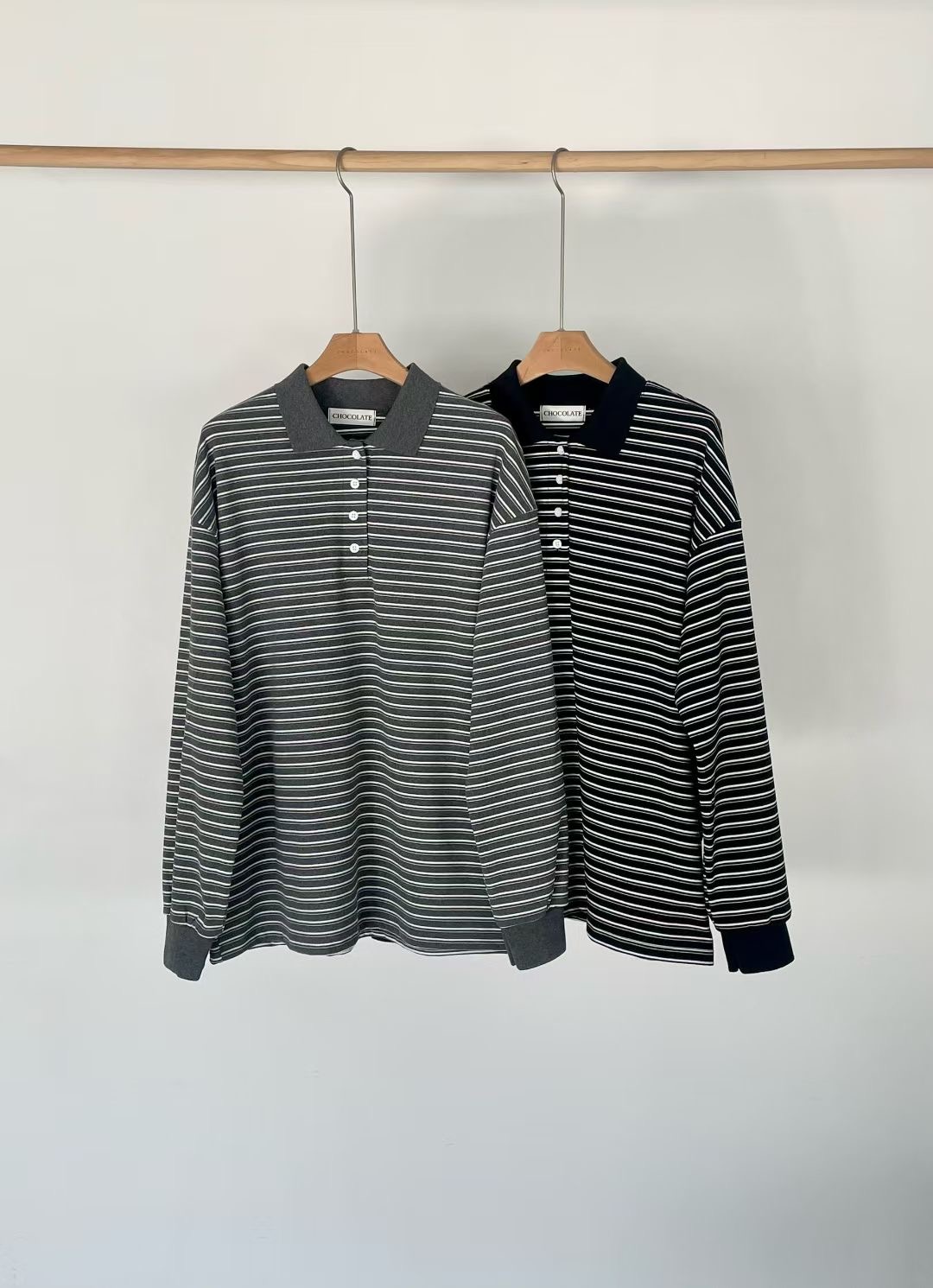 CHOCOLATE-초콜렛-T韓國代購㊣女裝新品人氣真品推薦長袖T恤CHOCOLATE長袖T恤圖色2左二色