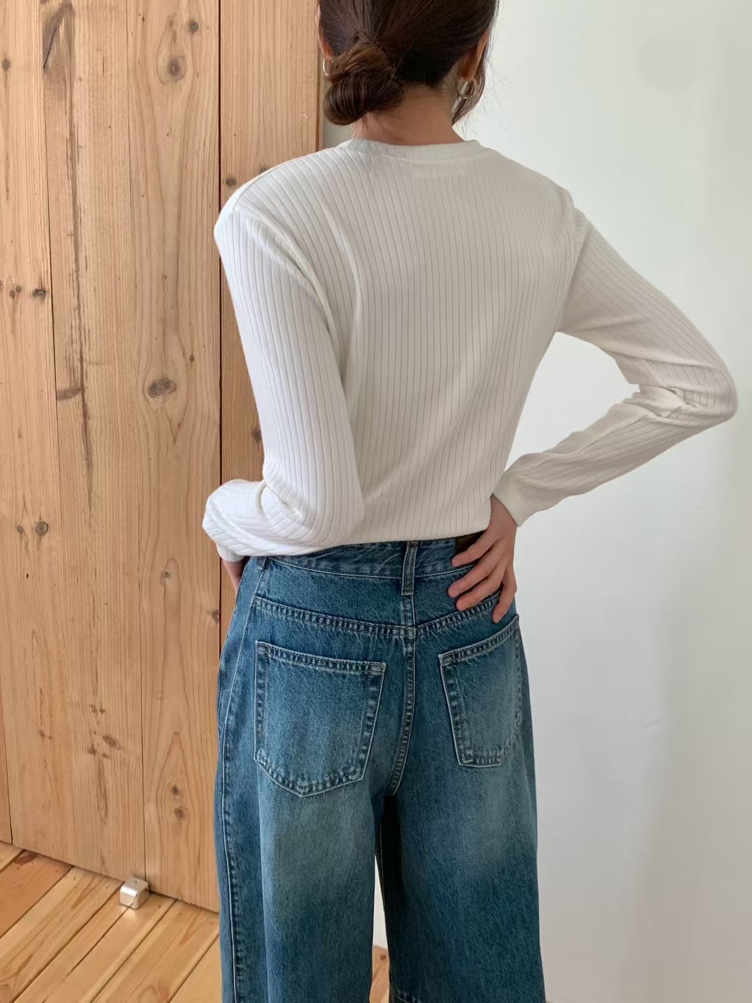 CHOCOLATE-초콜렛-T東大門㊣直郵女裝新品25秋冬真品長袖T恤CHOCOLATE長袖T恤