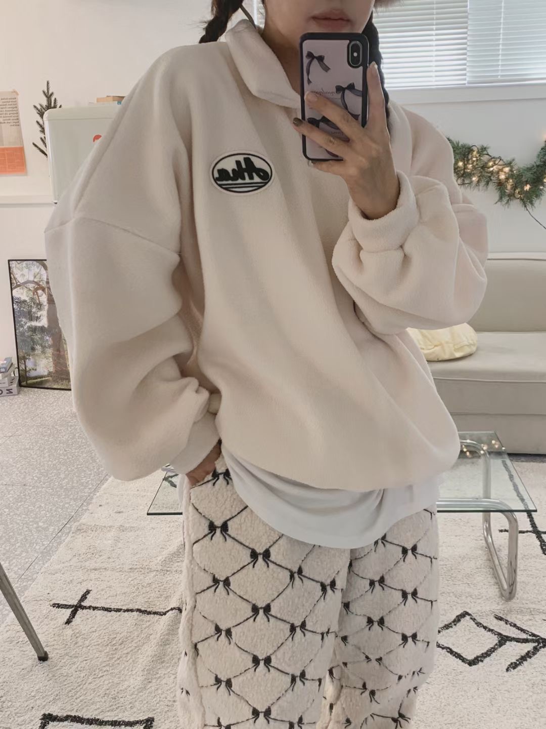 끌 벅지東大門㊣直郵女裝新款推薦熱賣25秋冬真品時尚衛衣Pull Buck衛衣圖色2