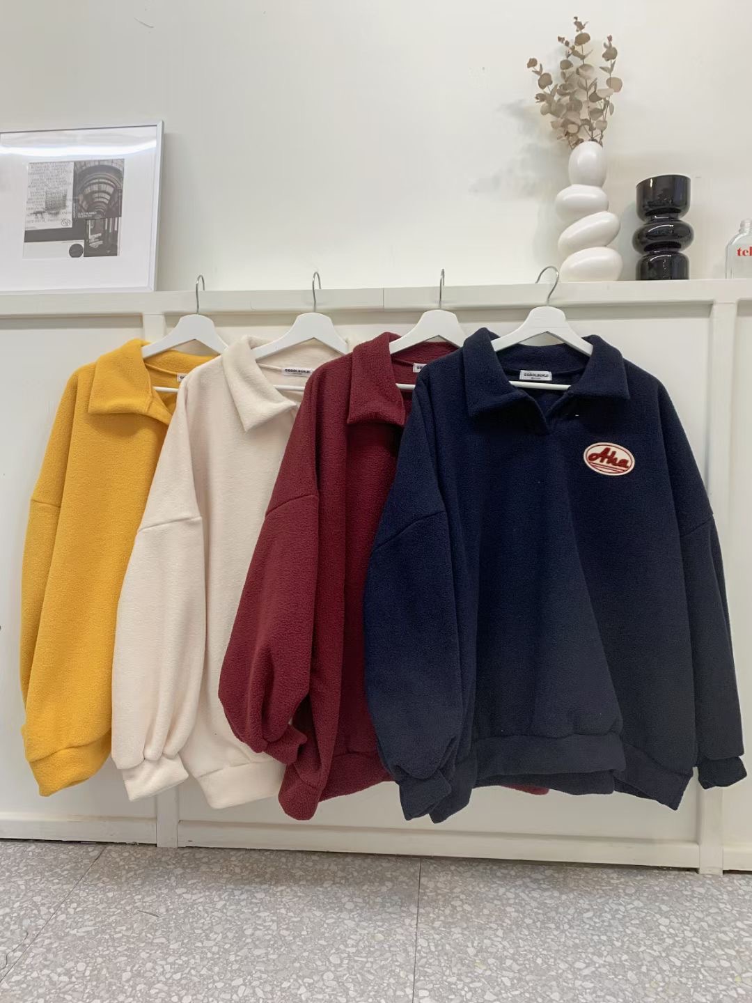 끌 벅지東大門㊣直郵女裝新款推薦熱賣25秋冬真品時尚衛衣Pull Buck衛衣圖色3左三色