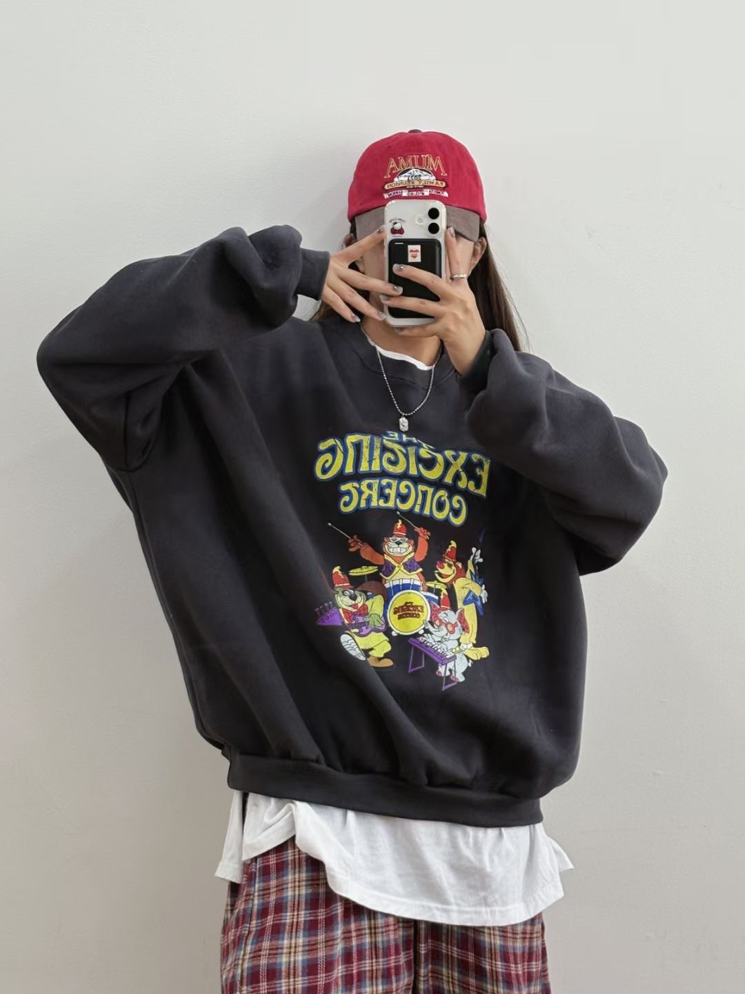 끌 벅지東大門㊣實拍女裝新品推薦25秋冬真品時尚人氣衛衣Pull Buck衛衣圖色1