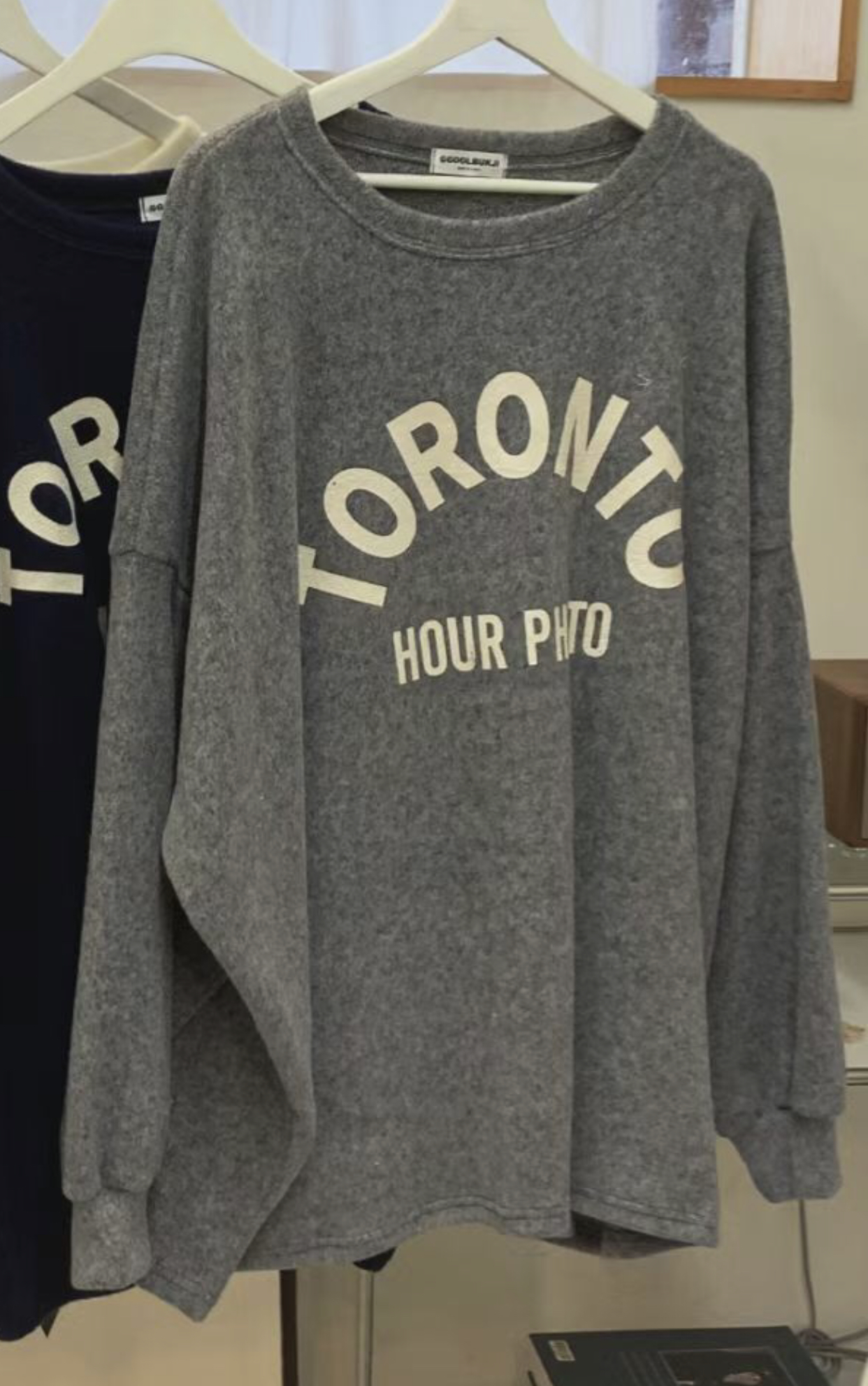 끌 벅지韓國直郵㊣女裝新品時尚25秋冬休閑職業人氣推薦衛衣Pull Buck衛衣圖色4