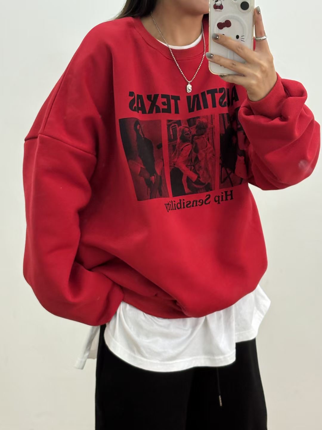 끌 벅지東大門㊣直郵女裝新品職業25秋冬休閑人氣時尚衛衣Pull Buck衛衣圖色2