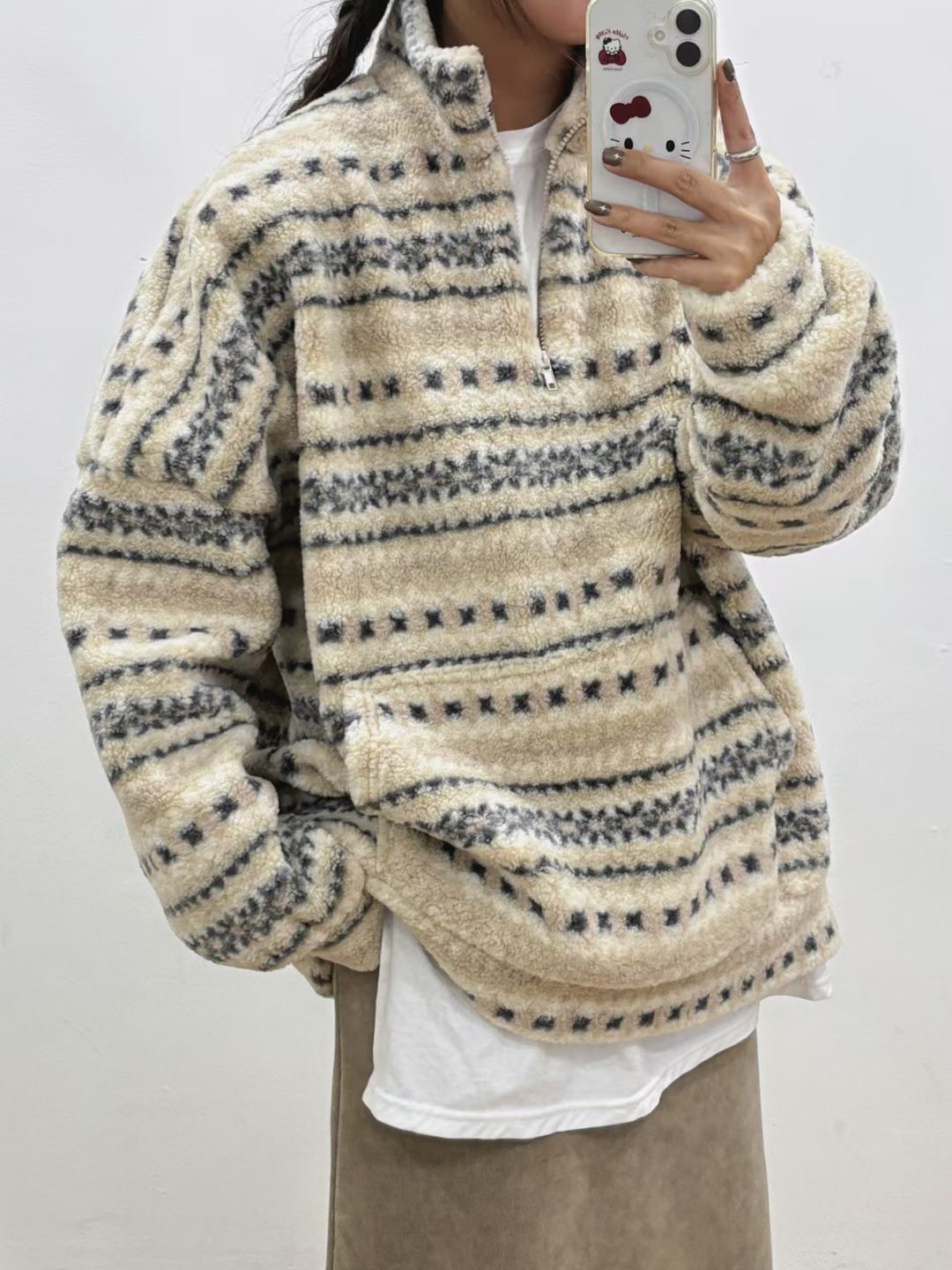 끌 벅지韓國代購㊣女裝新款休閑真品熱賣25秋冬職業推薦衛衣Pull Buck衛衣圖色1