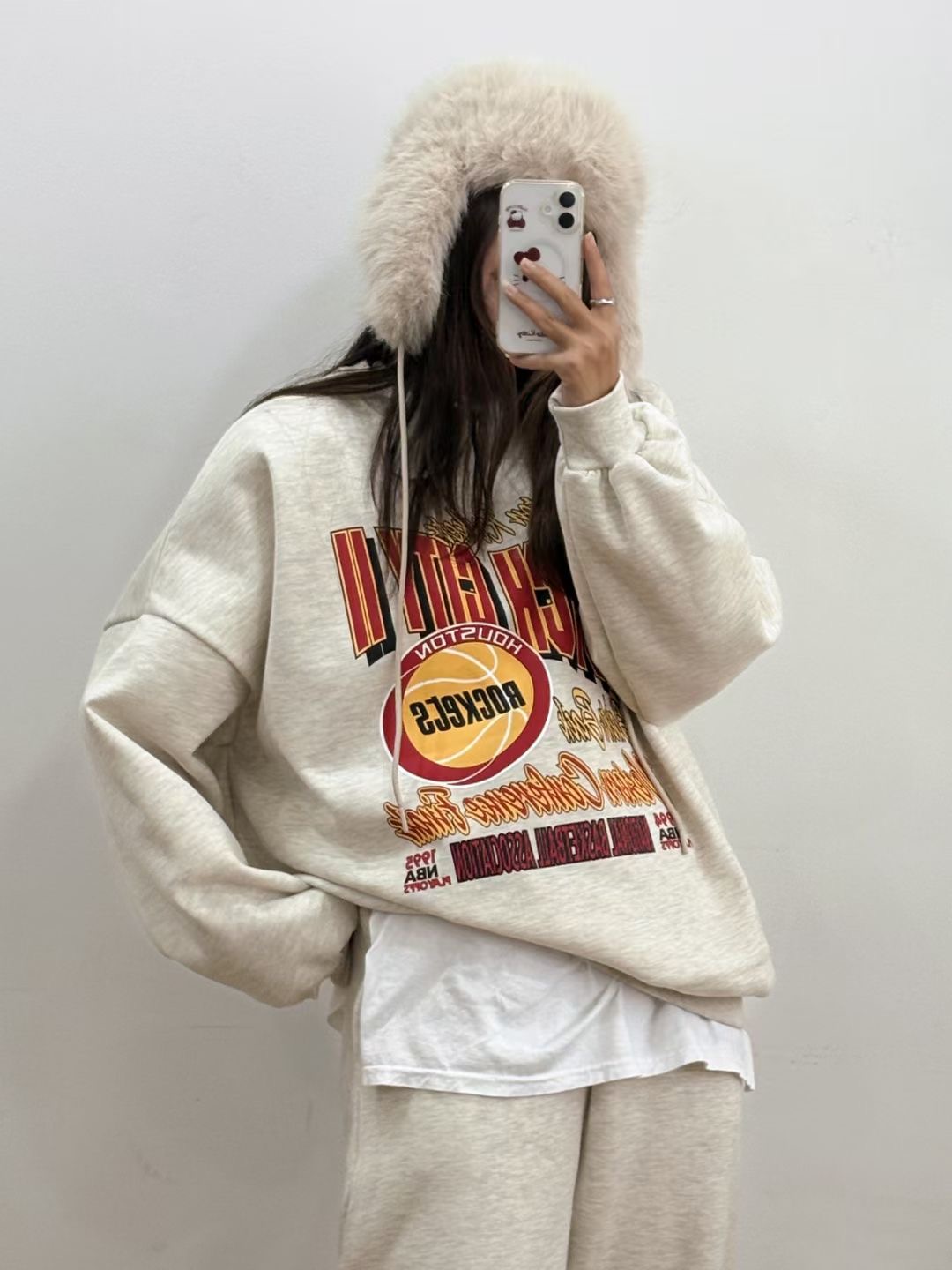 끌 벅지東大門㊣實拍女士新品時尚真品25秋冬推薦職業衛衣Pull Buck衛衣圖色1