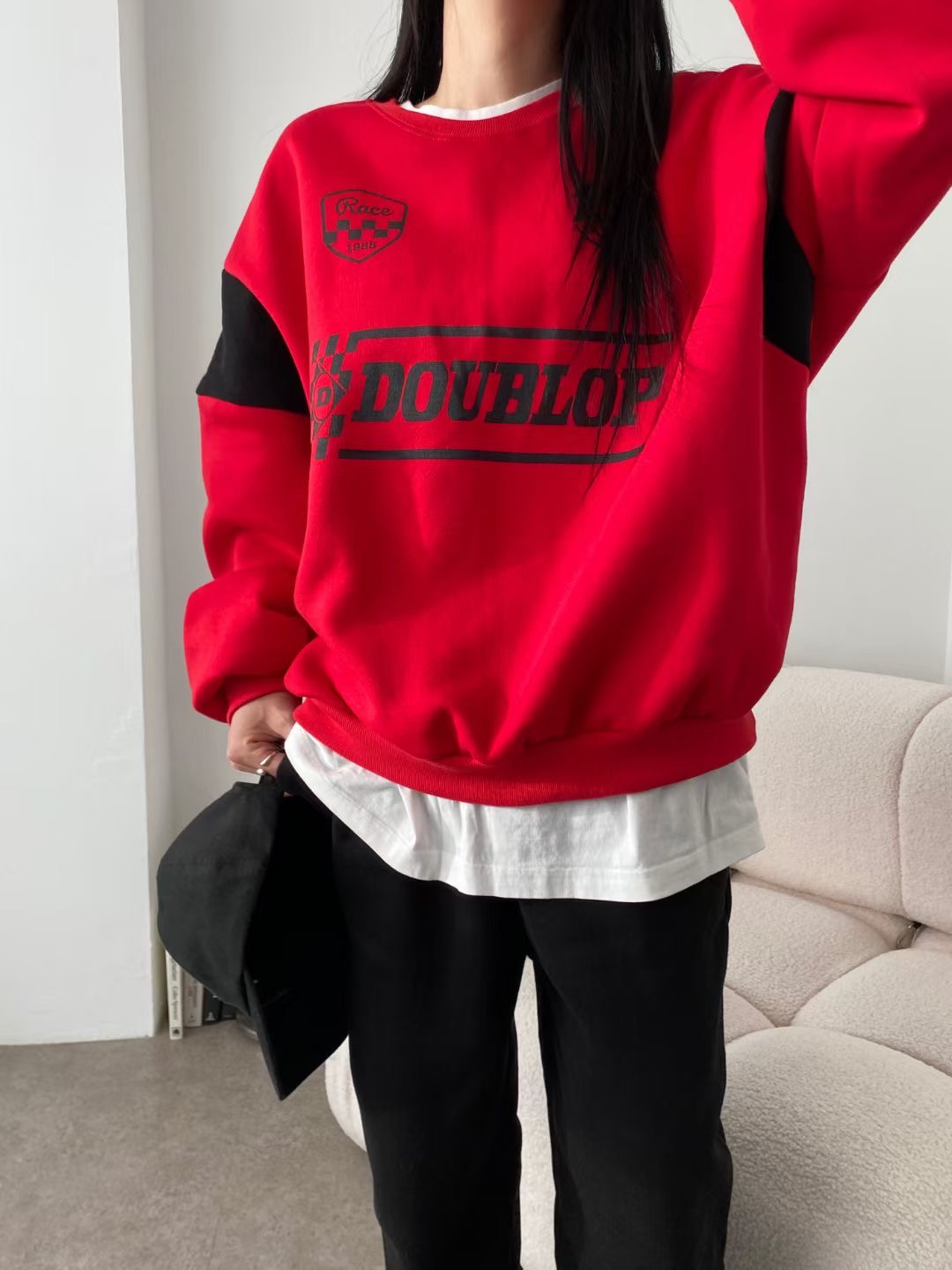 끌 벅지東大門㊣實拍女士新款職業25秋冬休閑人氣真品衛衣Pull Buck衛衣