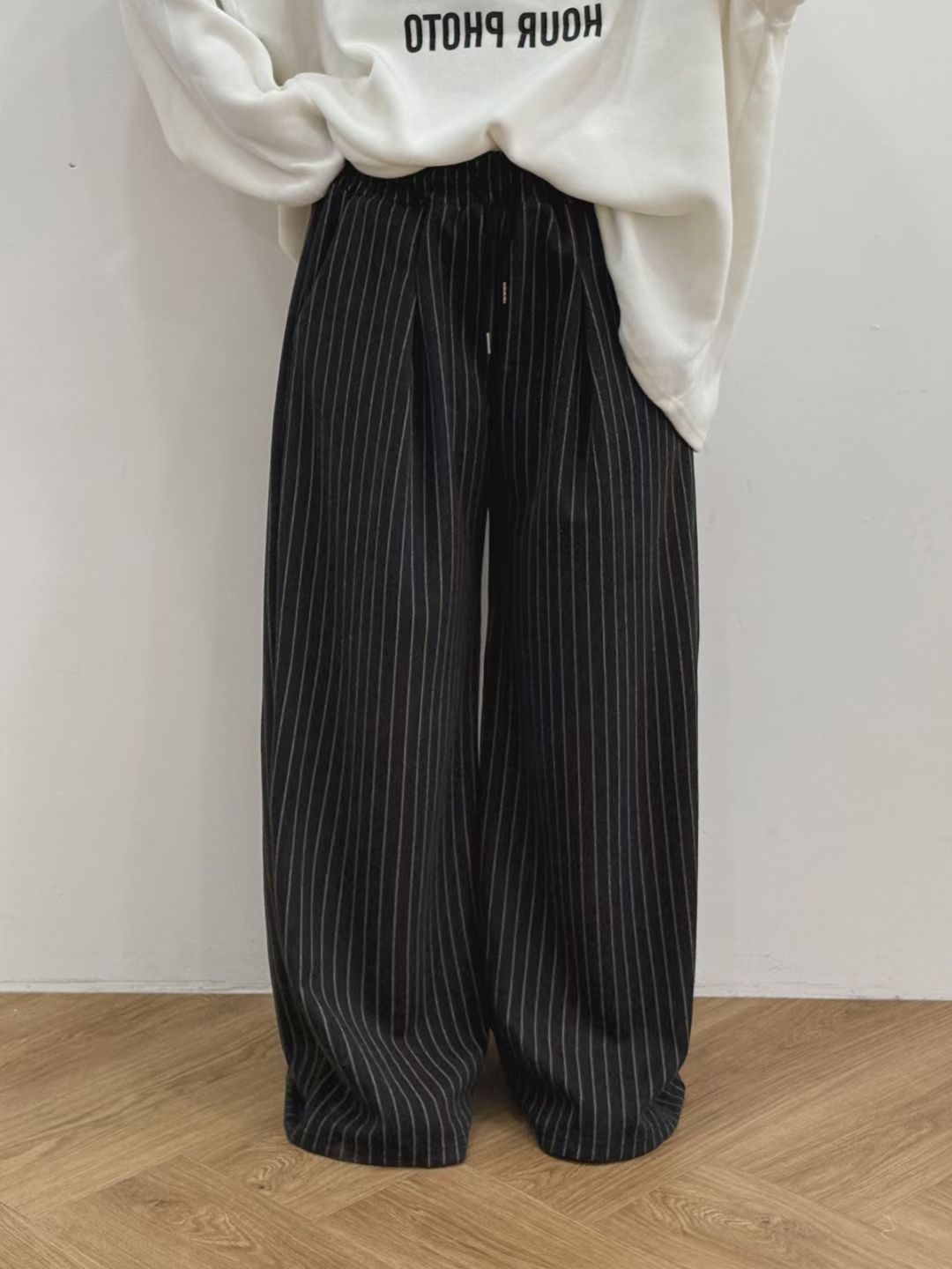 끌 벅지韓國直郵㊣女士新款25秋冬熱賣人氣休閑時尚休閑褲Pull Buck休閑褲圖色1