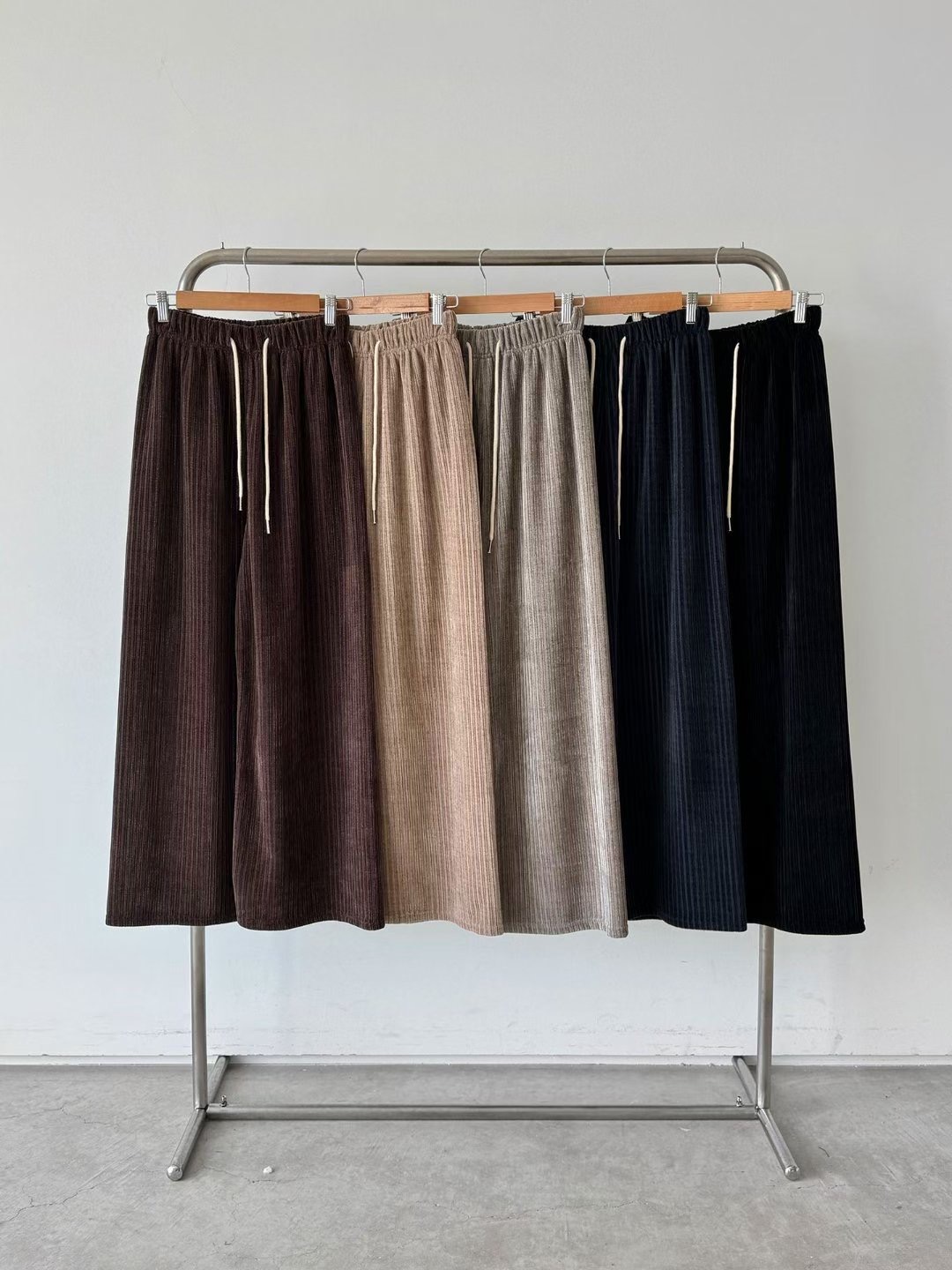 QUEENS MADE東大門㊣代購女士新品真品25秋冬時尚休閑休閑褲QUEENS MADE休閑褲圖色3左三色