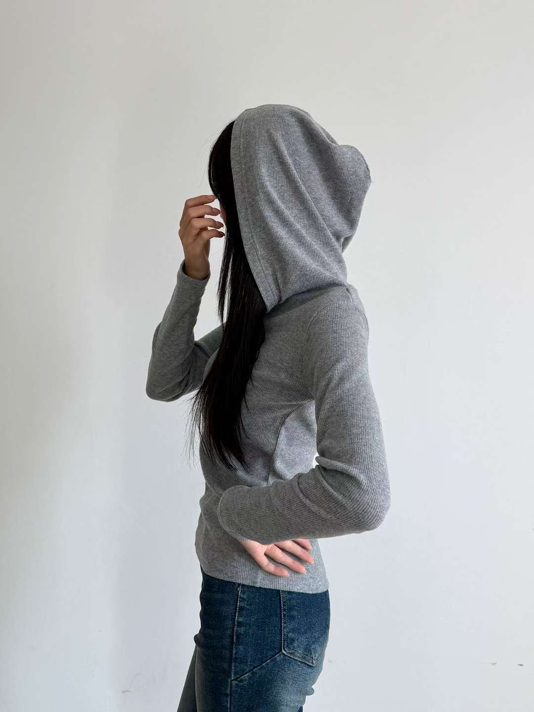 QUEENS MADE韓國直郵㊣女裝新品熱賣休閑推薦人氣時尚長袖T恤QUEENS MADE長袖T恤