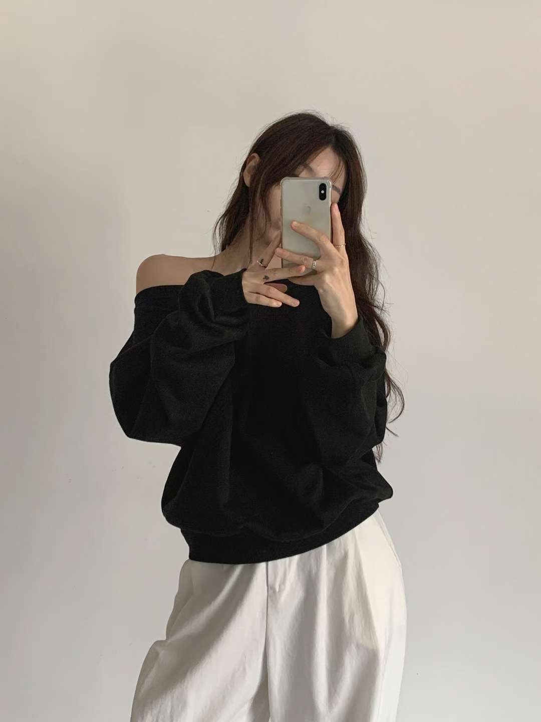 QUEENS MADE東大門㊣代購女士新品休閑時尚真品25秋冬衛衣QUEENS MADE衛衣圖色5