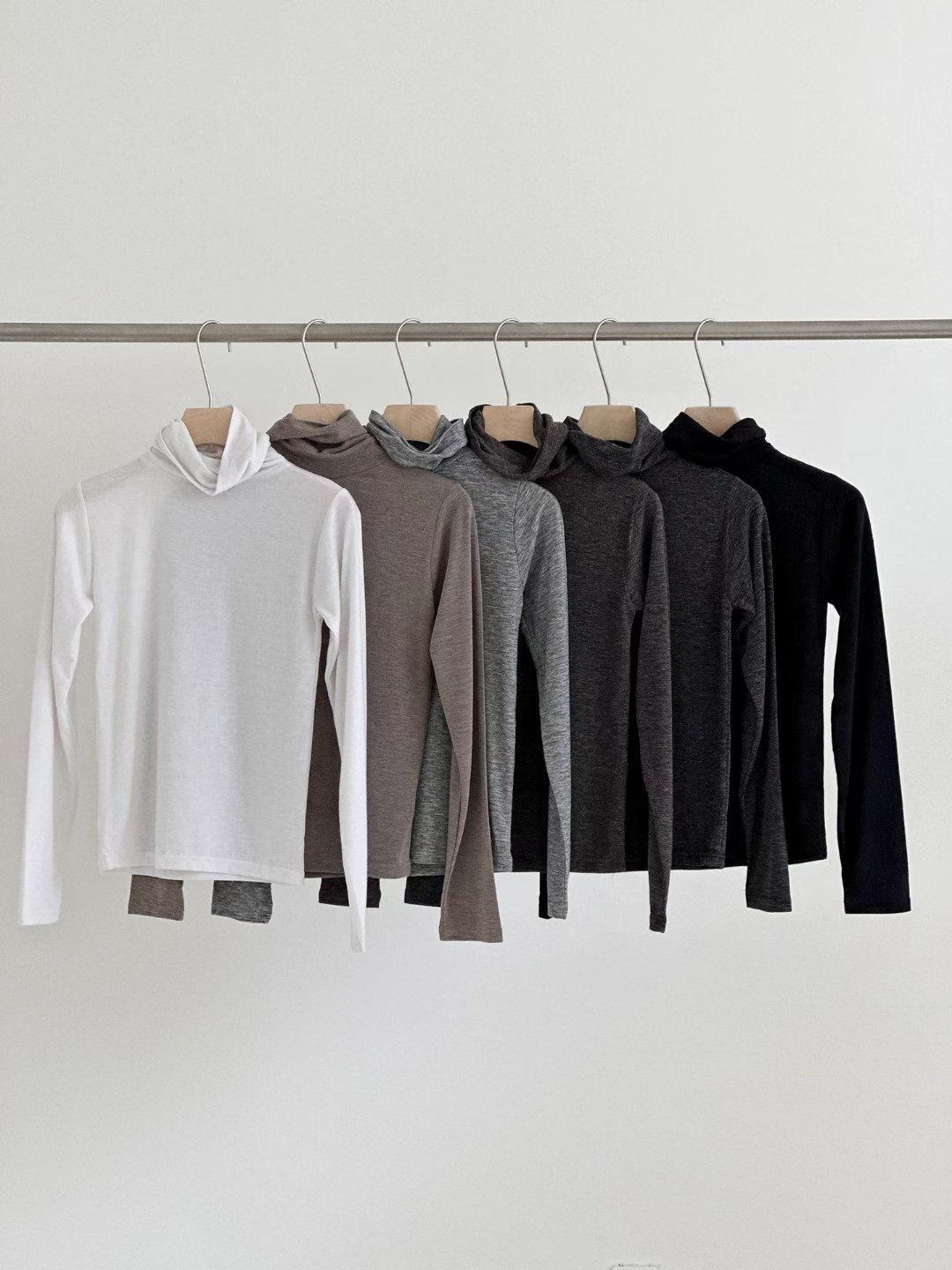 QUEENS MADE東大門㊣直郵女士新品真品休閑25秋冬推薦長袖T恤QUEENS MADE長袖T恤圖色5左五色