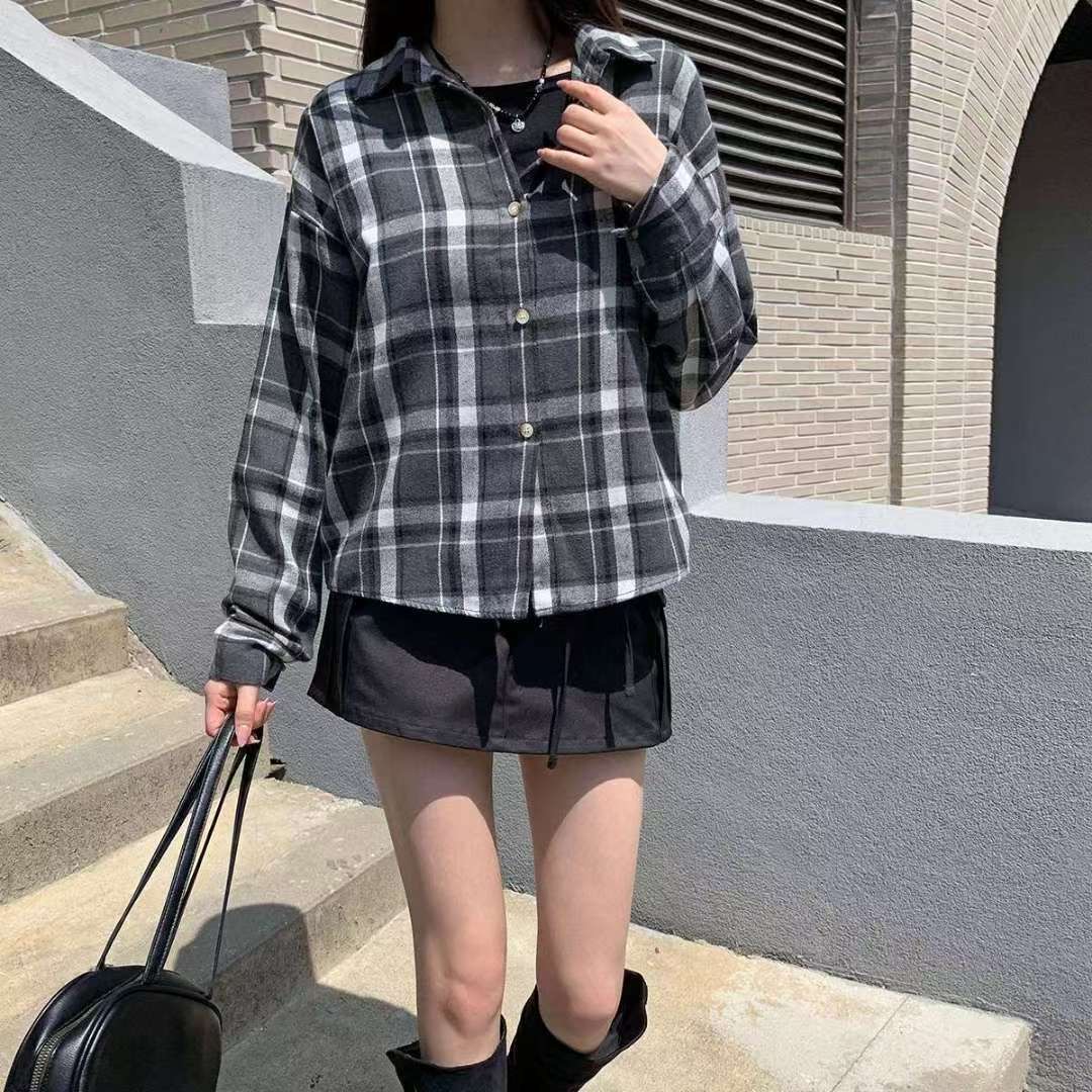 DKS08東大門㊣代購女士新款25秋冬時尚休閑職業推薦襯衫蕾絲衫DKS08襯衫/蕾絲衫