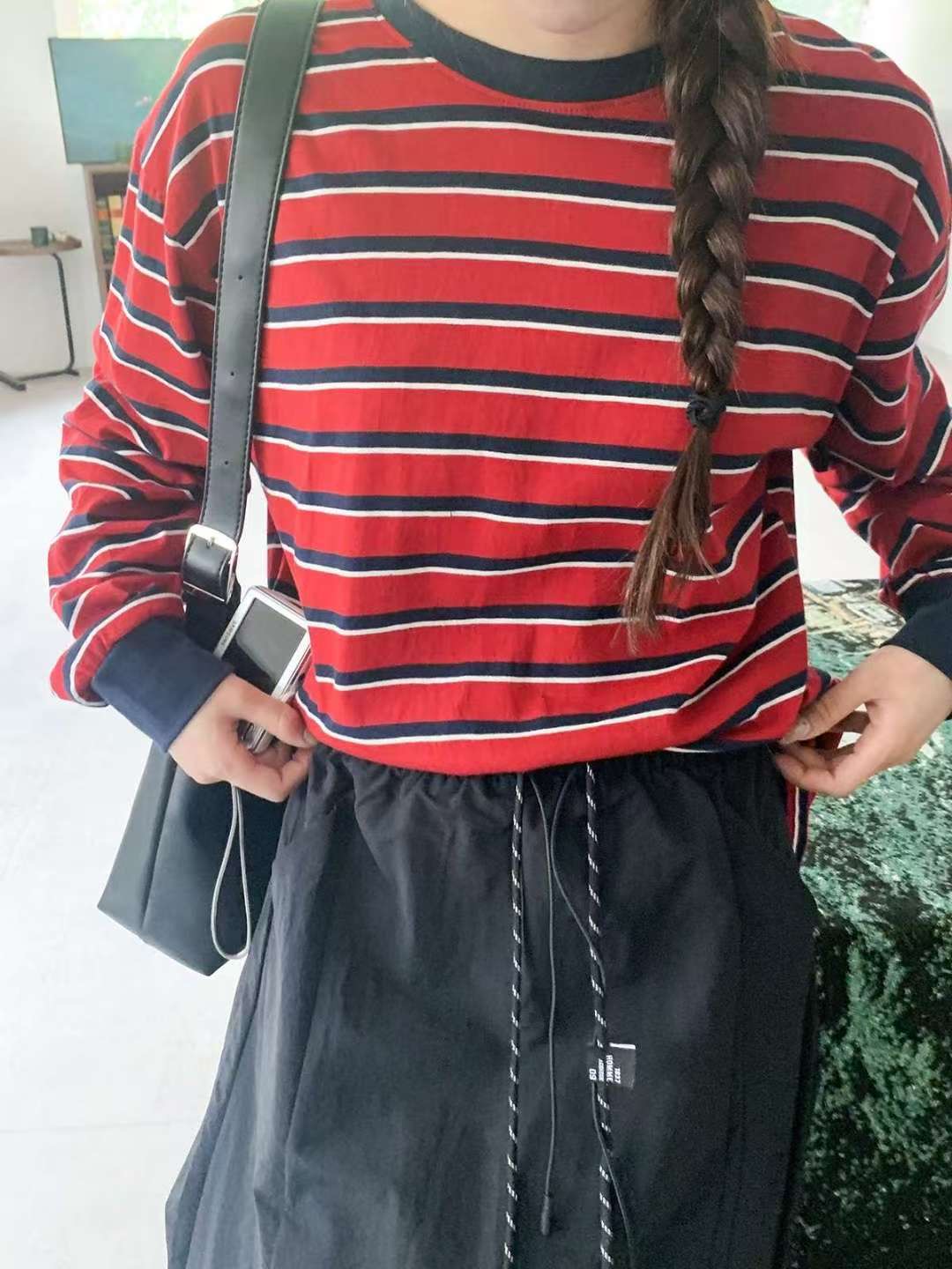 DKS08東大門㊣實拍女裝新款真品休閑時尚職業人氣熱賣長袖T恤DKS08長袖T恤