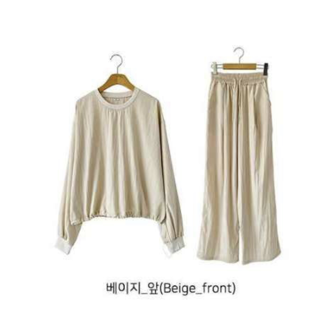 DKS08韓國代購㊣女士新款時尚休閑推薦25秋冬人氣熱賣真品套裝DKS08套裝圖色1