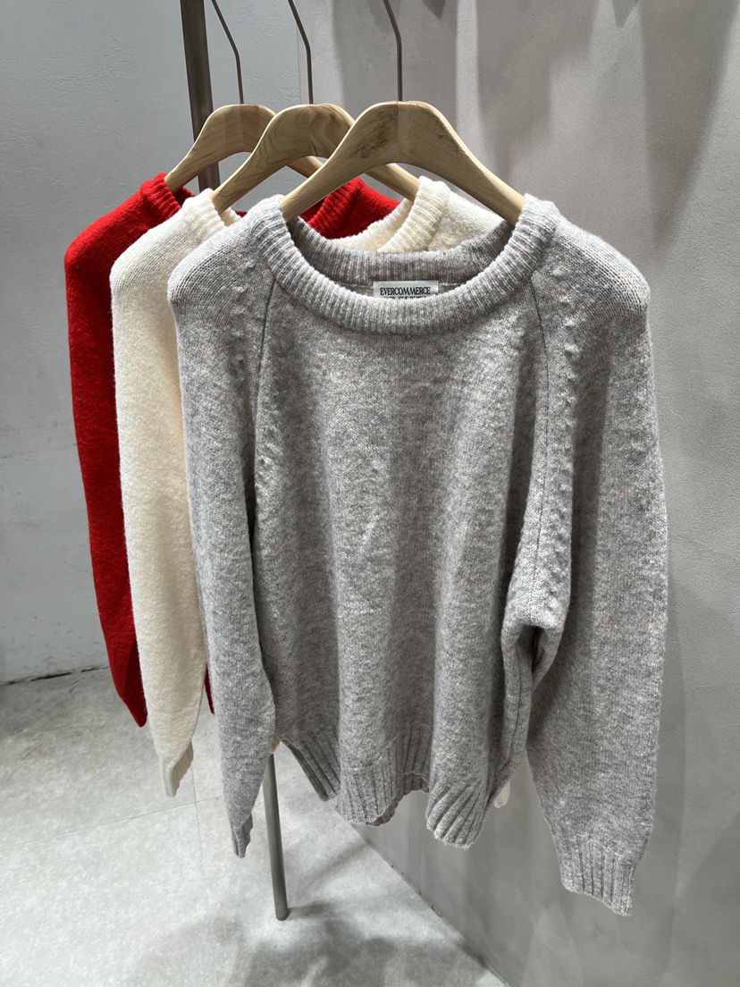 EVERCOMMERCE METICULOUSLY DESIGNED東大門㊣直郵女士新品推薦針織衫EVERCOMMERCE針織衫