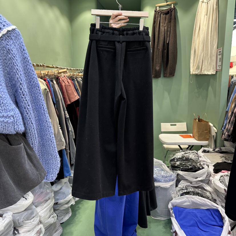 ROMANTIC NEWYORK韓國代購㊣女裝新品真品休閑休閑褲含腰帶ROMANTIC NEWYORK休閑褲