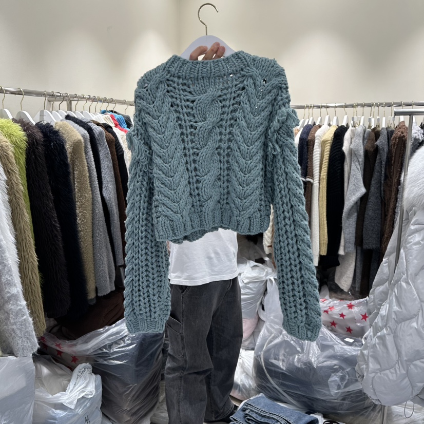 ENDOLPHIN韓國直郵㊣女裝新款職業真品人氣休閑毛衣手工制作ENDOLPHIN毛衣