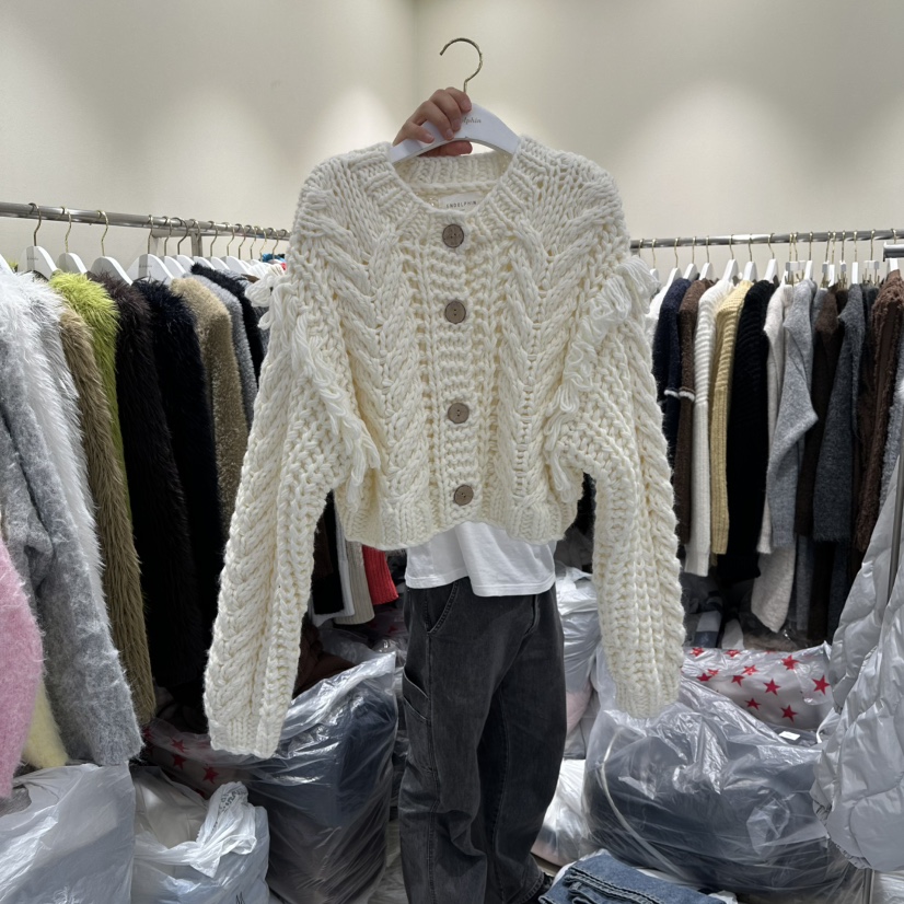 ENDOLPHIN韓國直郵㊣女裝新款職業真品人氣休閑毛衣手工制作ENDOLPHIN毛衣圖色1