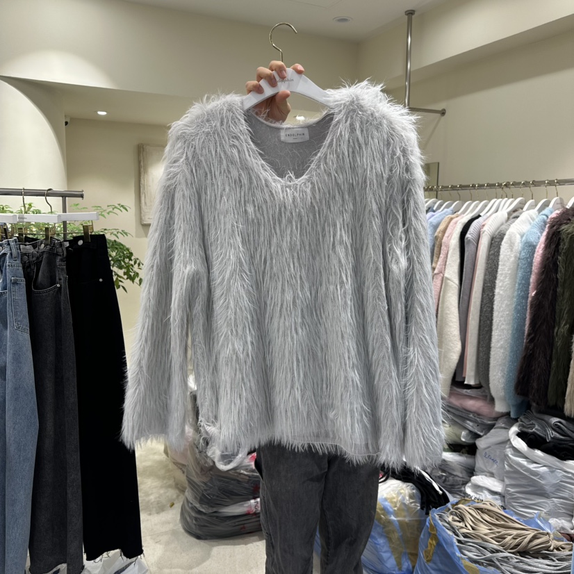 ENDOLPHIN東大門㊣代購女士新款休閑熱賣時尚真品25秋冬針織衫ENDOLPHIN針織衫圖色2