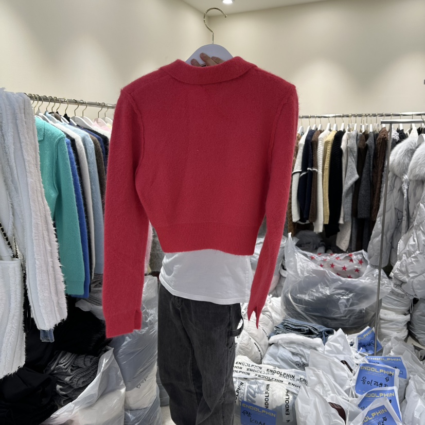 ENDOLPHIN東大門㊣代購女士新款職業時尚25秋冬推薦人氣針織衫ENDOLPHIN針織衫