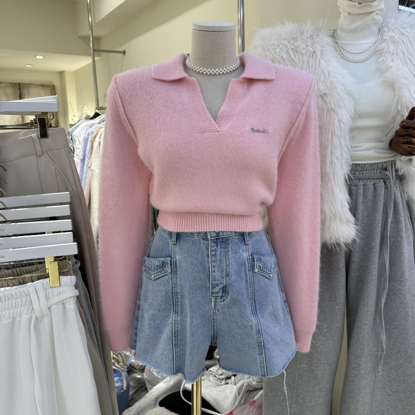 ENDOLPHIN東大門㊣代購女士新款職業時尚25秋冬推薦人氣針織衫ENDOLPHIN針織衫圖色2