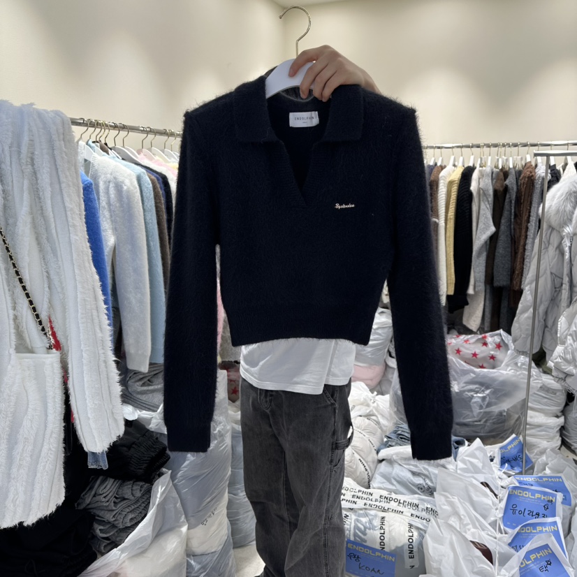 ENDOLPHIN東大門㊣代購女士新款職業時尚25秋冬推薦人氣針織衫ENDOLPHIN針織衫圖色6