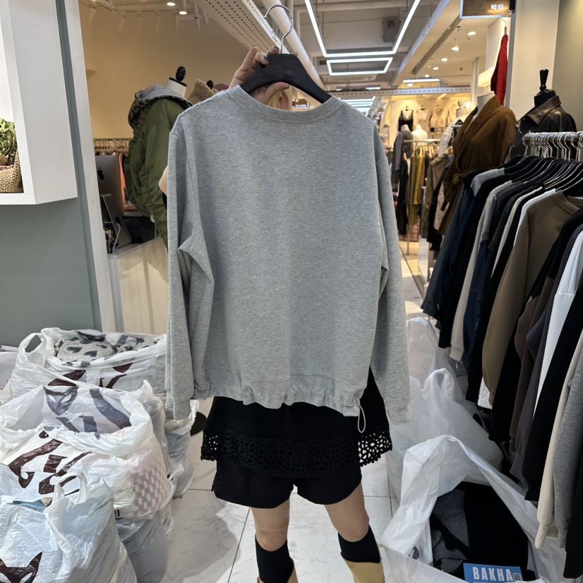 BAKHA-衣服韓國代購㊣女裝新品職業真品25秋冬休閑時尚衛衣BAKHA衛衣