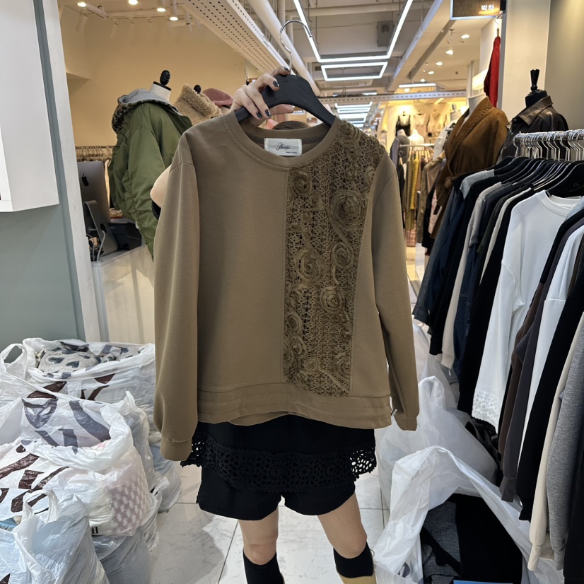 BAKHA-衣服韓國代購㊣女裝新品職業真品25秋冬休閑時尚衛衣BAKHA衛衣圖色2