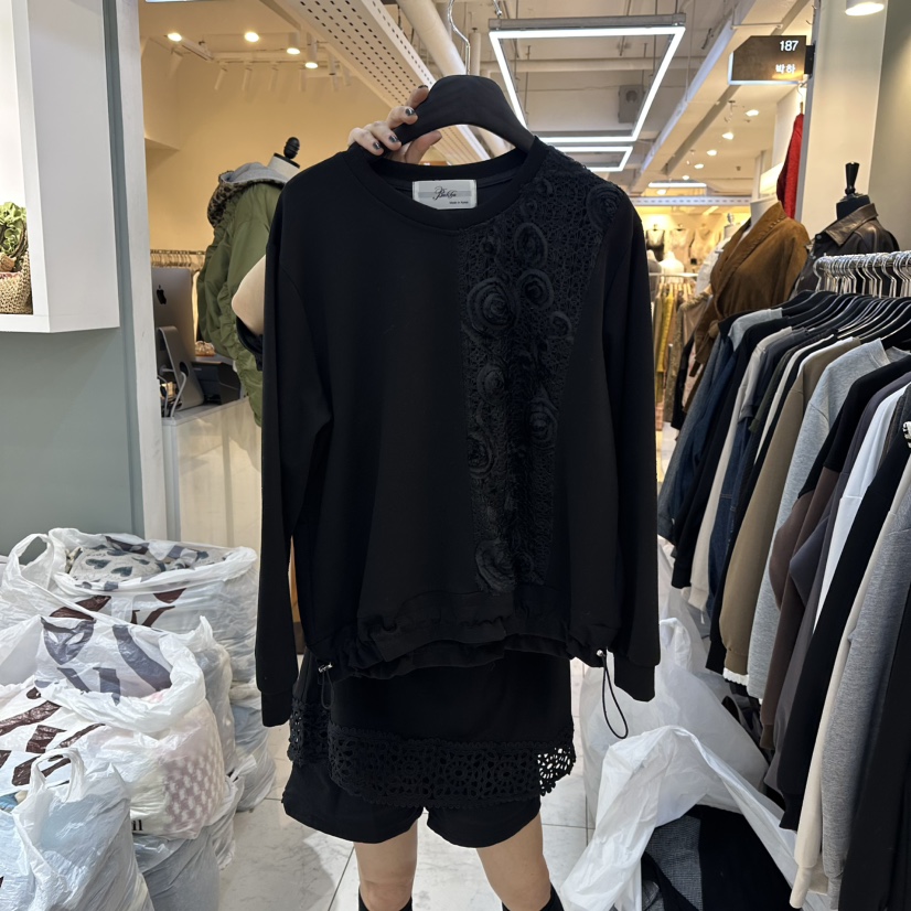 BAKHA-衣服韓國代購㊣女裝新品職業真品25秋冬休閑時尚衛衣BAKHA衛衣圖色3