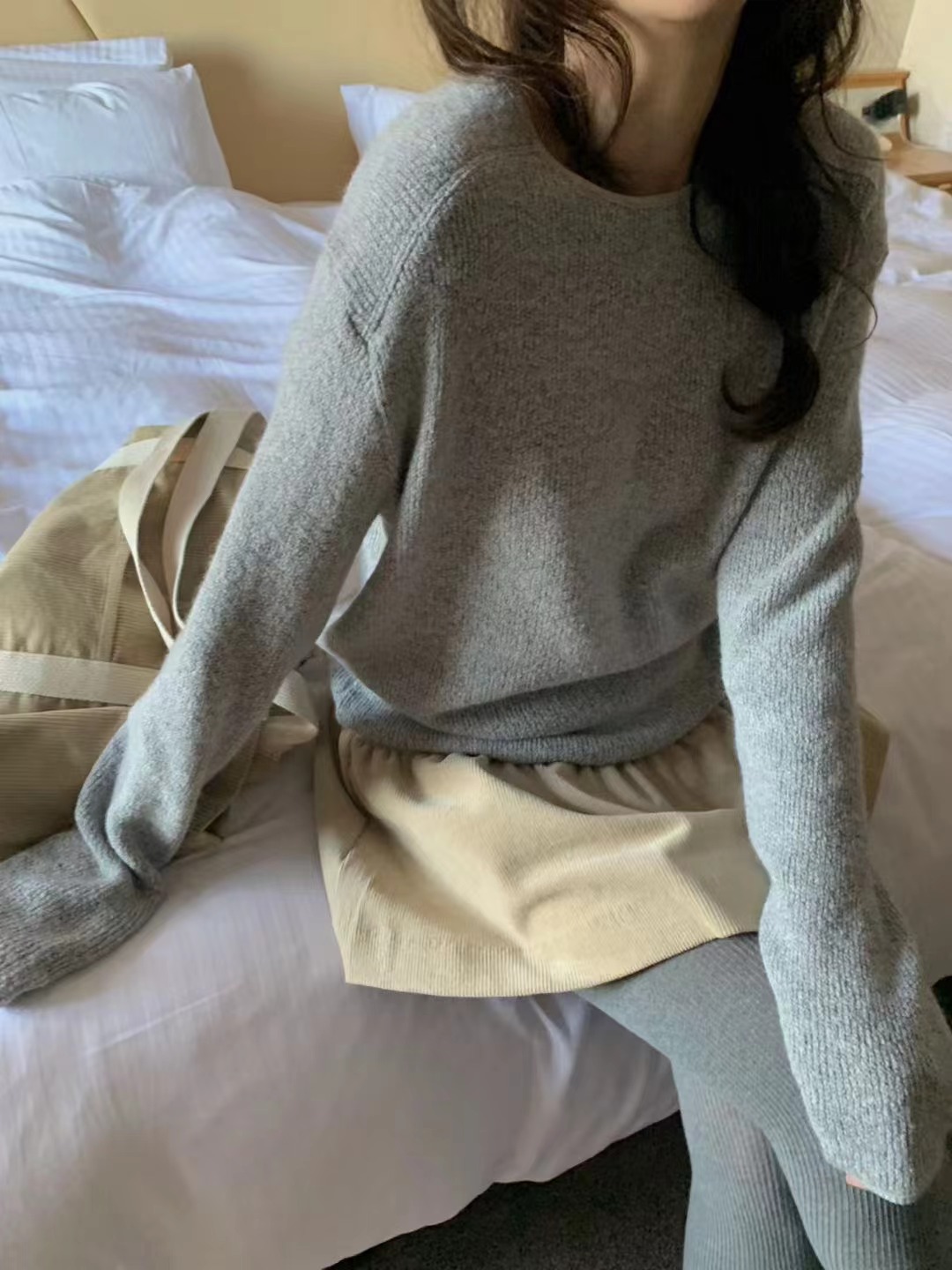 PYT-ot東大門㊣代購女士新品推薦職業時尚人氣針織衫不含腰帶pretty young thing針織衫