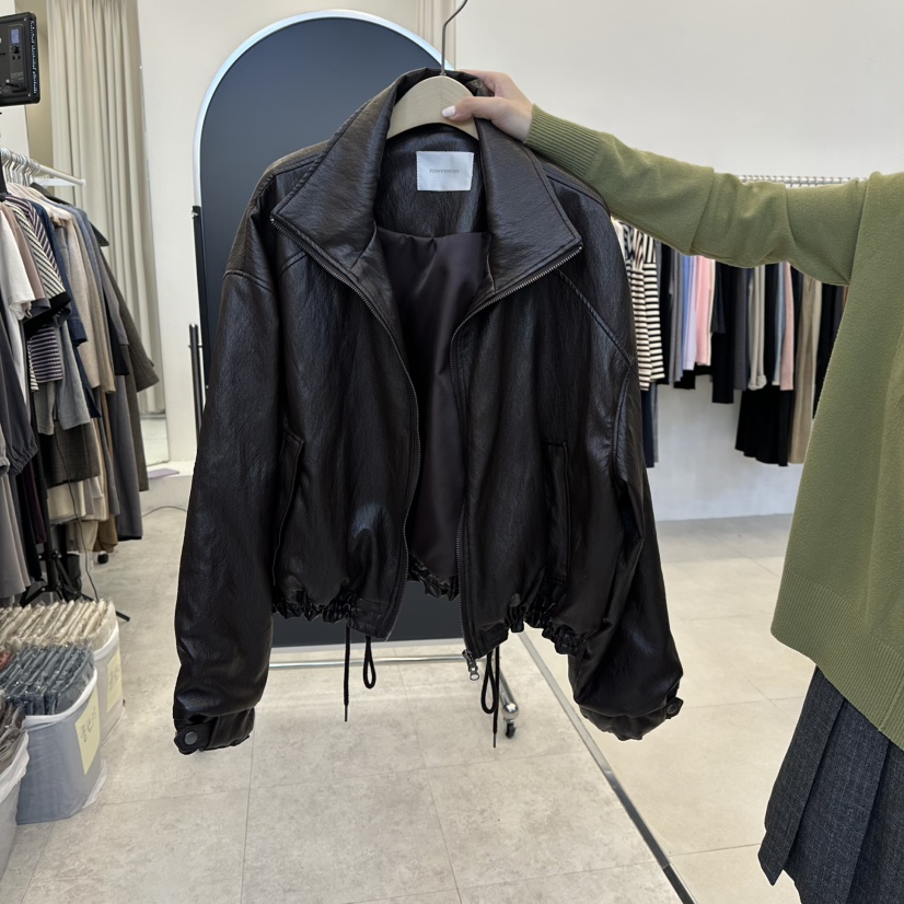 FUNNY POWDER東大門㊣實拍女士新品時尚推薦人氣職業熱賣夾克THE FUNNY夾克圖色2