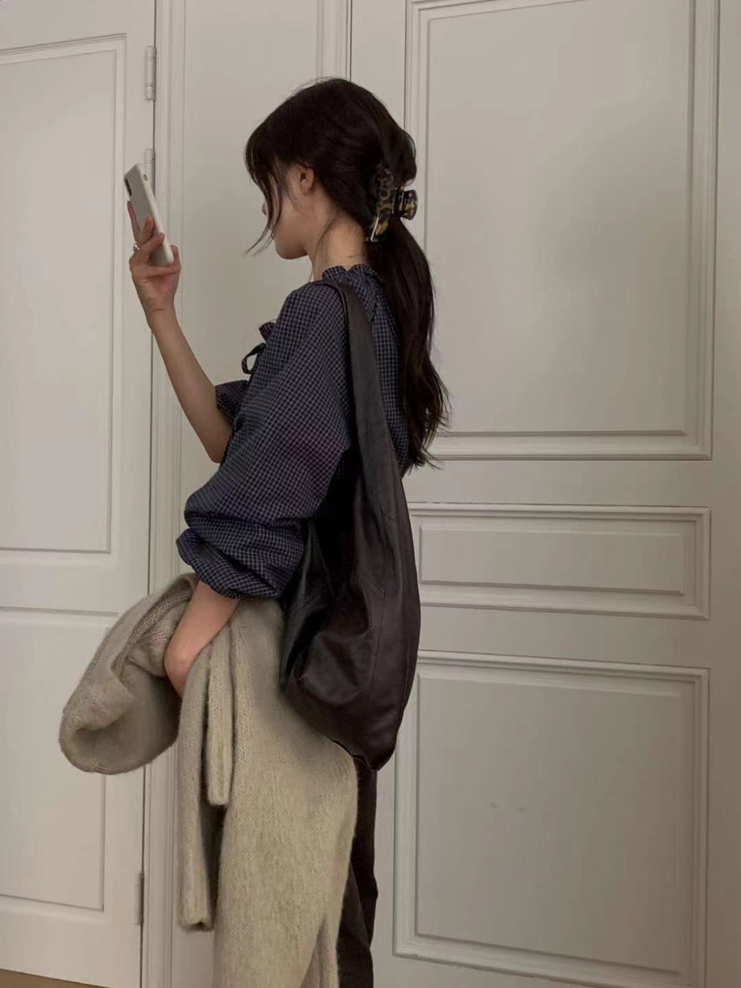 MIELLE-미엘르-OT韓國代購㊣女裝新款25秋冬推薦襯衫蕾絲衫MIELLE-미엘르-OT襯衫/蕾絲衫