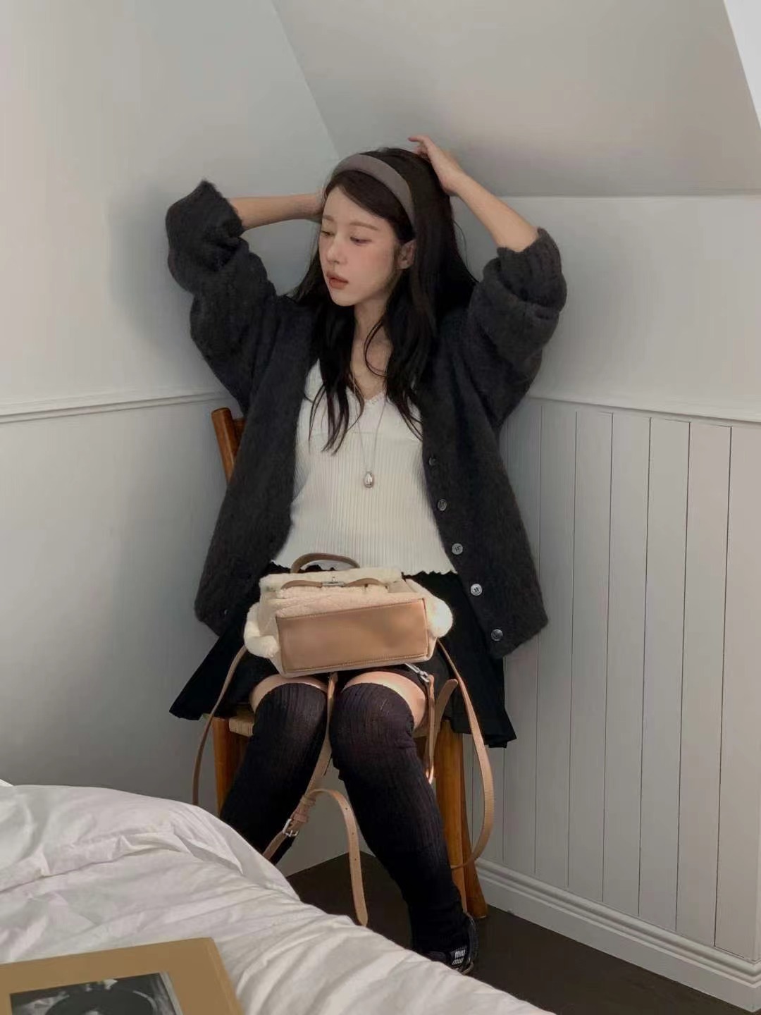 MIELLE-미엘르-OT東大門㊣代購女裝新品推薦真品職業針織衫MIELLE-미엘르-OT針織衫