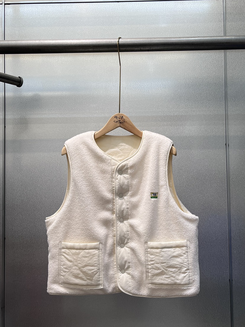 GVR COMPANY韓國直郵㊣女士新品休閑職業馬甲里外穿雙面絎縫GVR-COMPANY馬甲圖色1