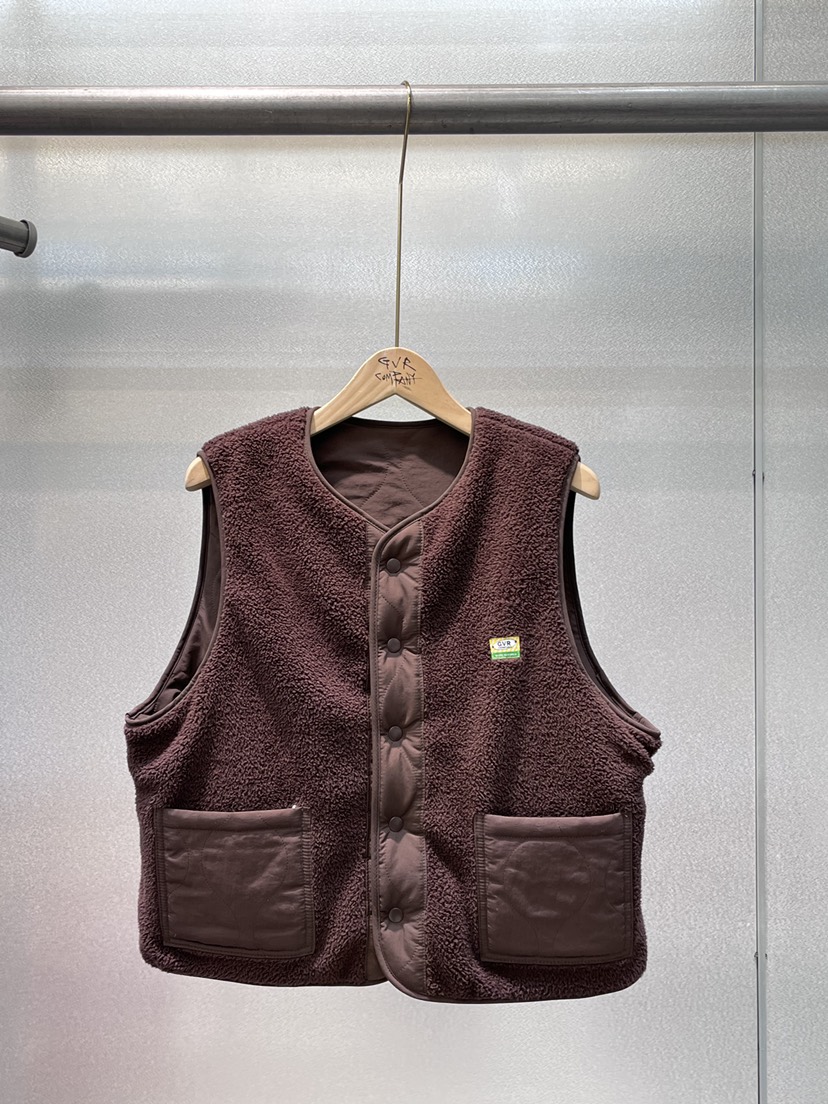 GVR COMPANY韓國直郵㊣女士新品休閑職業馬甲里外穿雙面絎縫GVR-COMPANY馬甲圖色4