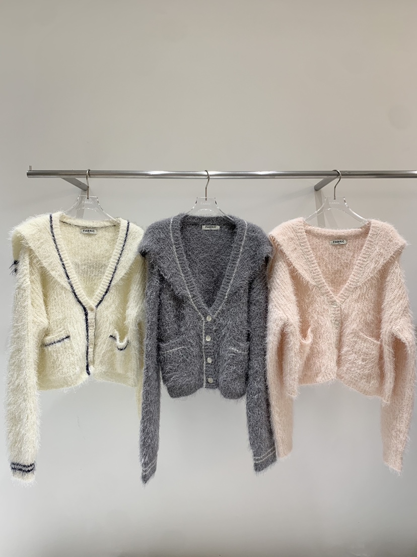 FABRIC韓國直郵㊣女裝新款人氣真品休閑時尚職業推薦針織衫FABRIC針織衫