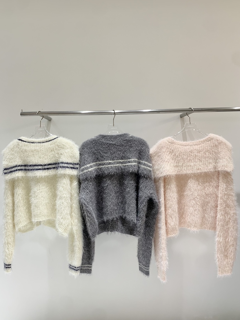 FABRIC韓國直郵㊣女裝新款人氣真品休閑時尚職業推薦針織衫FABRIC針織衫