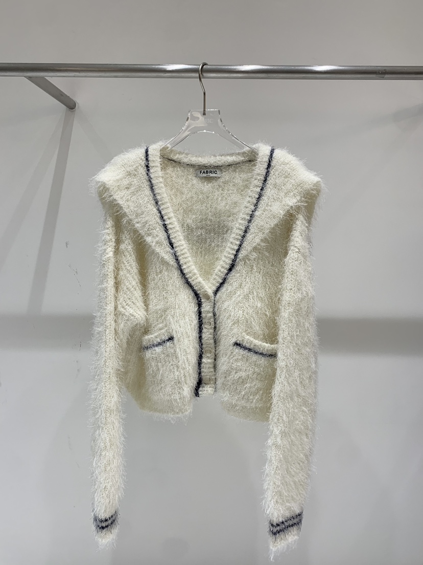 FABRIC韓國直郵㊣女裝新款人氣真品休閑時尚職業推薦針織衫FABRIC針織衫圖色1