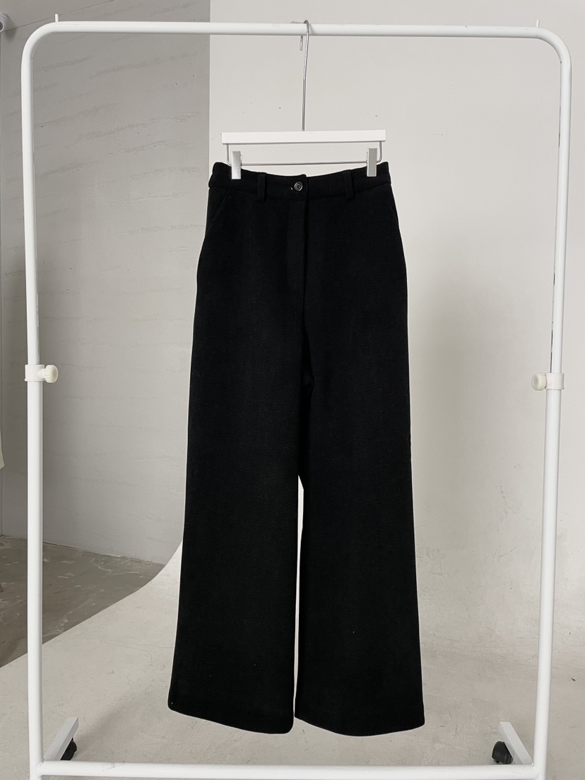 URBANE cloth韓國直郵㊣女士新品熱賣25秋冬時尚職業休閑褲URBANE cloth休閑褲圖色3黑色