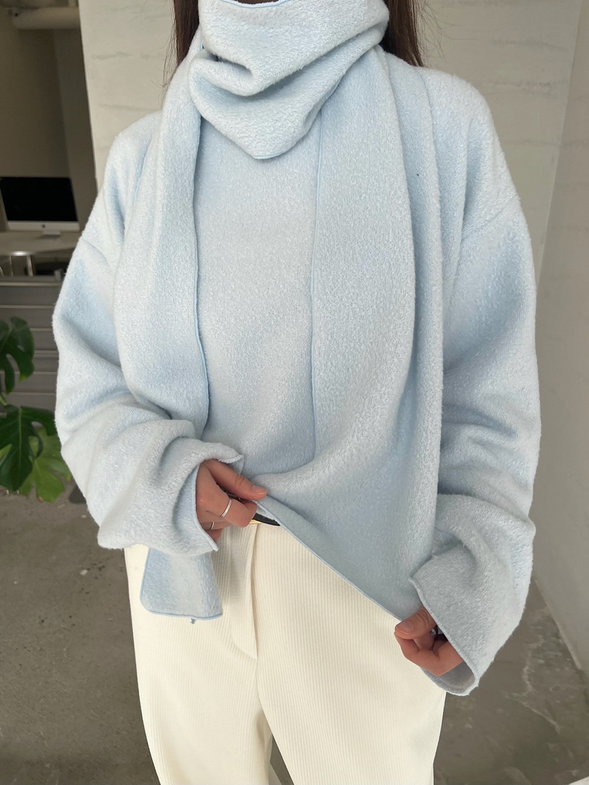 URBANE cloth東大門㊣直郵女裝新品時尚熱賣推薦衛衣含圍巾URBANE cloth衛衣