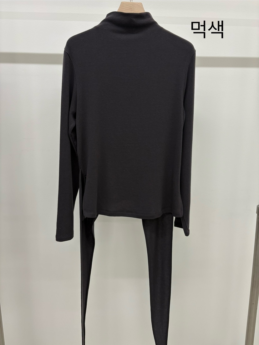 KONI韓國直郵㊣女裝新品職業人氣時尚熱賣真品推薦25秋冬長袖T恤KONI長袖T恤圖色3墨色