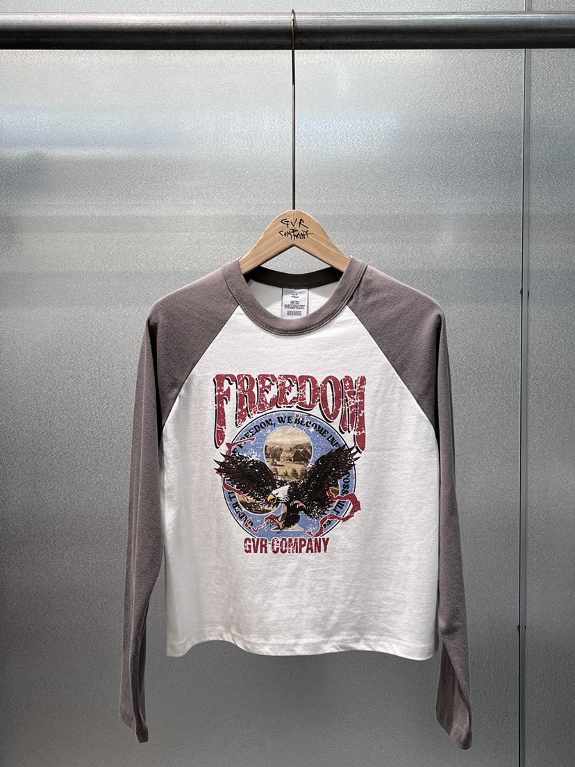 GVR COMPANY韓國直郵㊣女士新品25秋冬職業熱賣推薦長袖T恤GVR-COMPANY長袖T恤圖色1