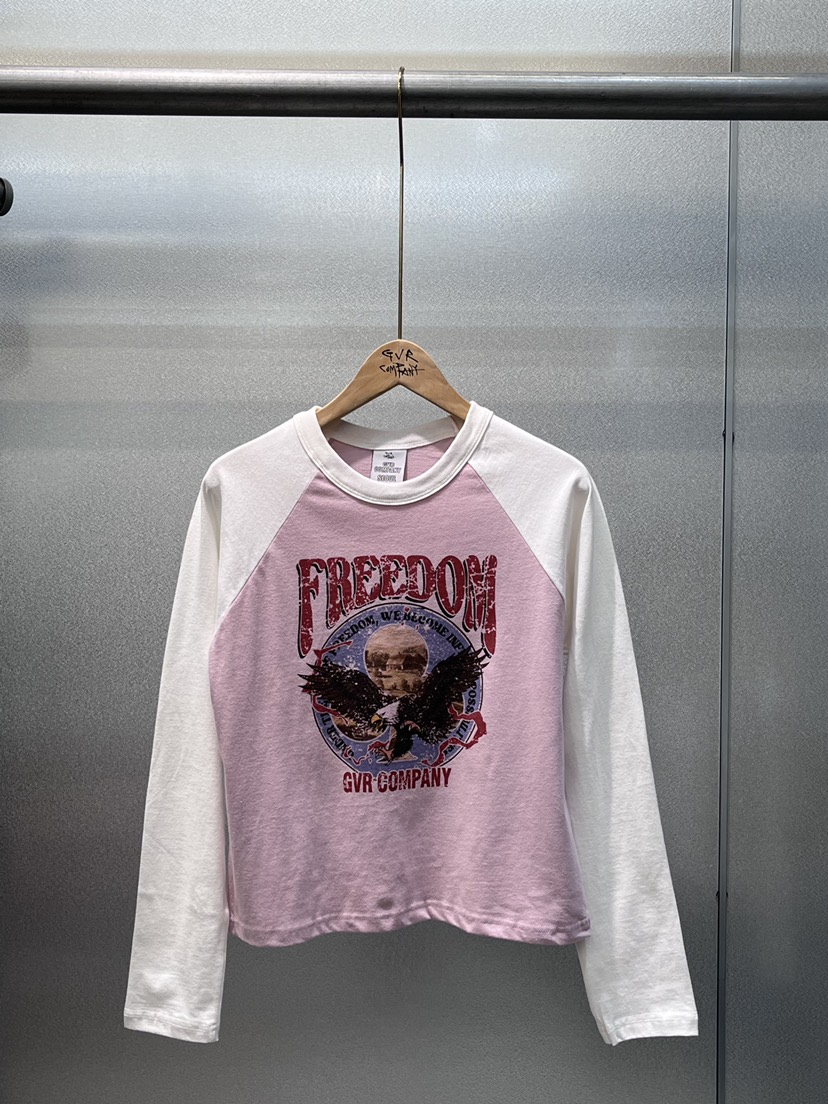 GVR COMPANY韓國直郵㊣女士新品25秋冬職業熱賣推薦長袖T恤GVR-COMPANY長袖T恤圖色2