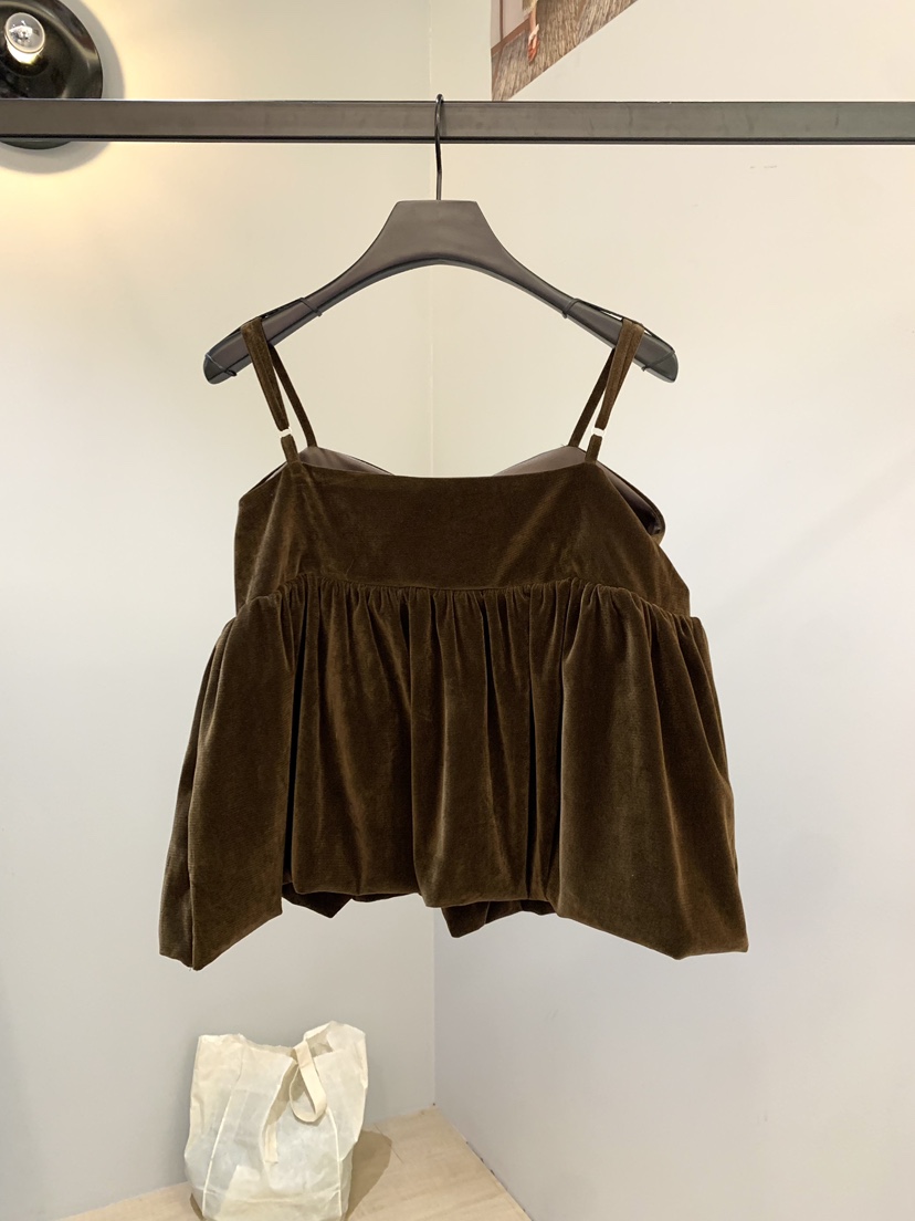 SOFTNESS韓國直郵㊣女士新品25秋冬人氣職業吊帶背心天鵝絨Softness/Cosmic吊帶/背心