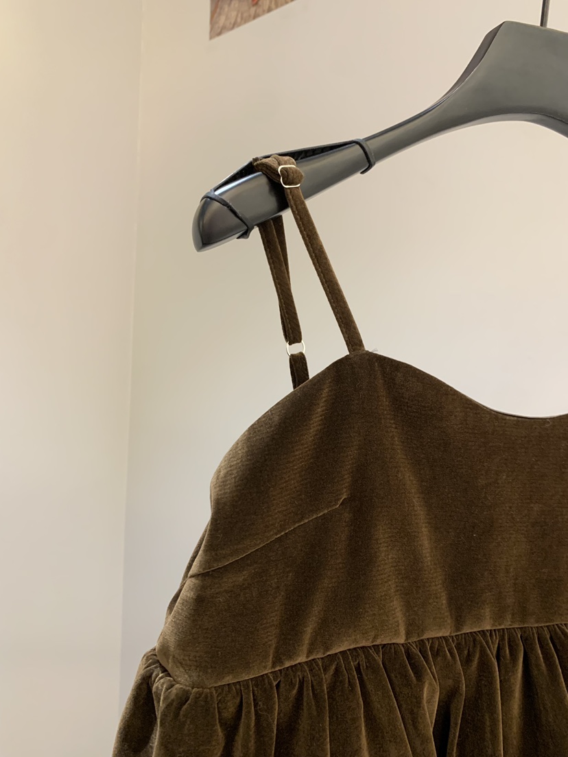 SOFTNESS韓國直郵㊣女士新品25秋冬人氣職業吊帶背心天鵝絨Softness/Cosmic吊帶/背心