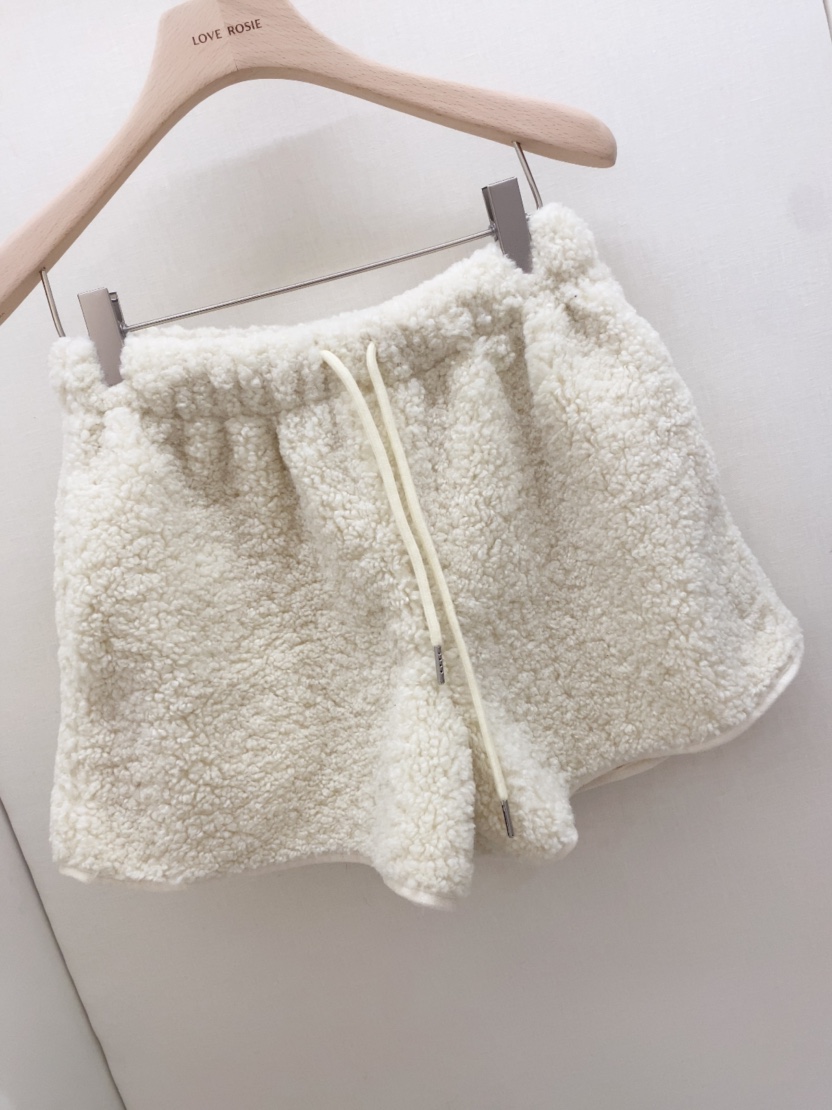 LOVE ROSIE韓國直郵㊣女士新品職業人氣真品推薦25秋冬短褲羊毛LOVE ROSIE短褲圖色2